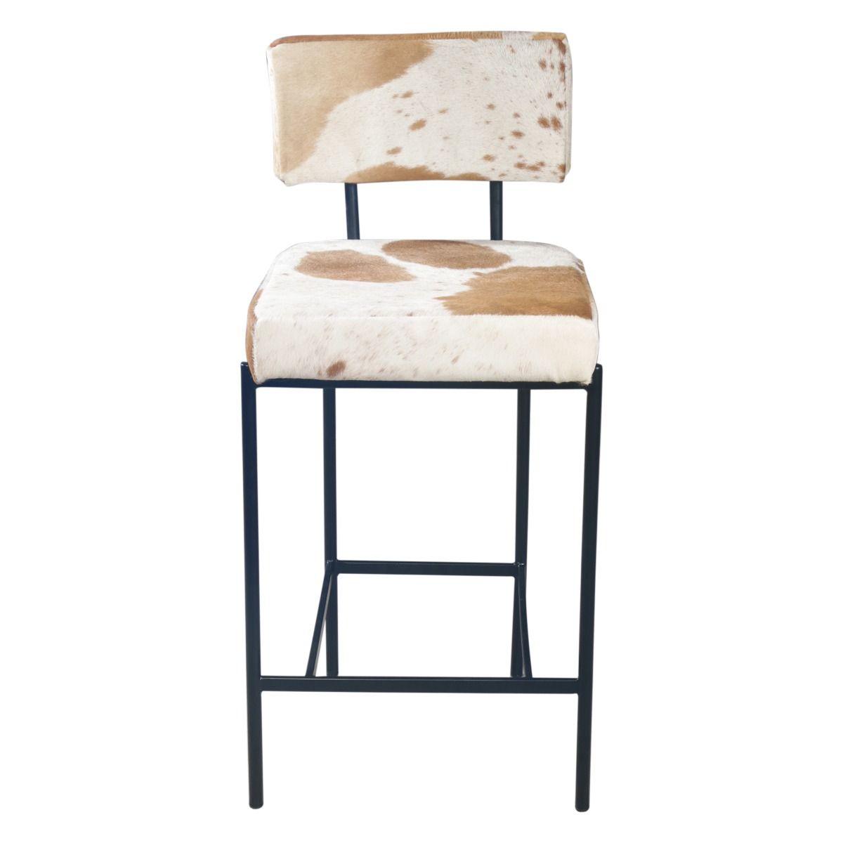 Nola 18" Counter Chair in Brown Hair on Hide - image 2