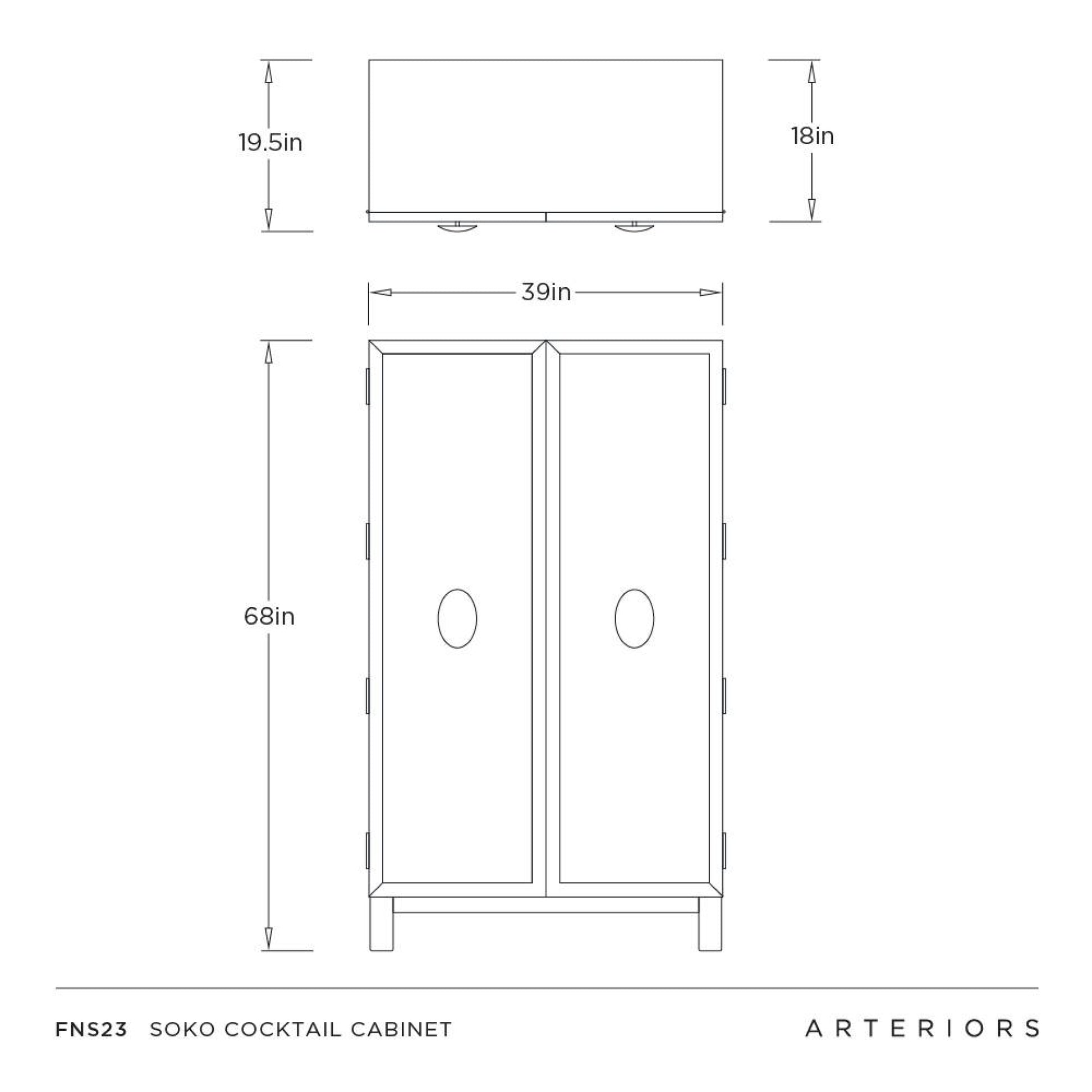 Soko Cocktail Cabinet
