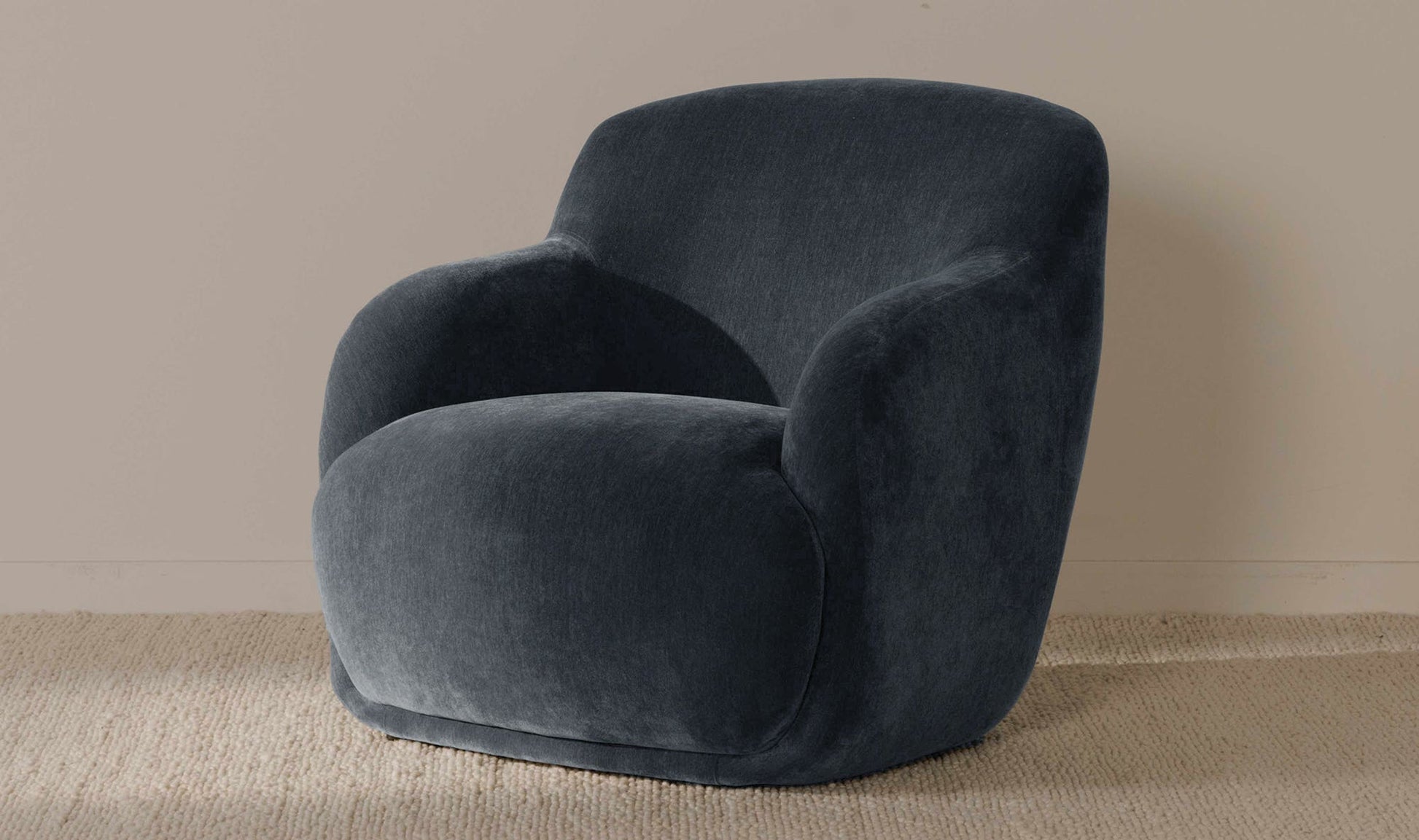 Stevie Lounge Chair Slate Blue by Moe's Home Collection - view 5