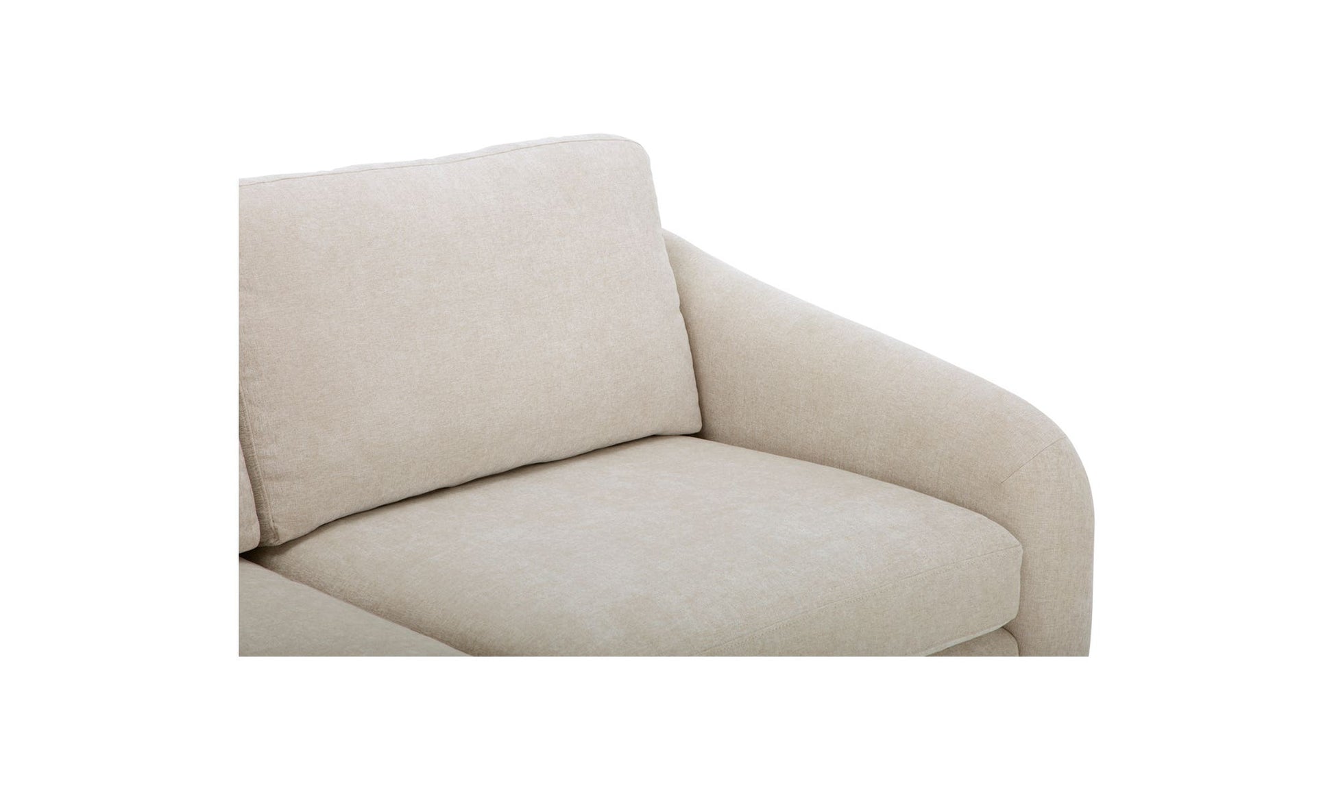 Quinn Sectional Oatmeal by Moe's Home Collection - view 9