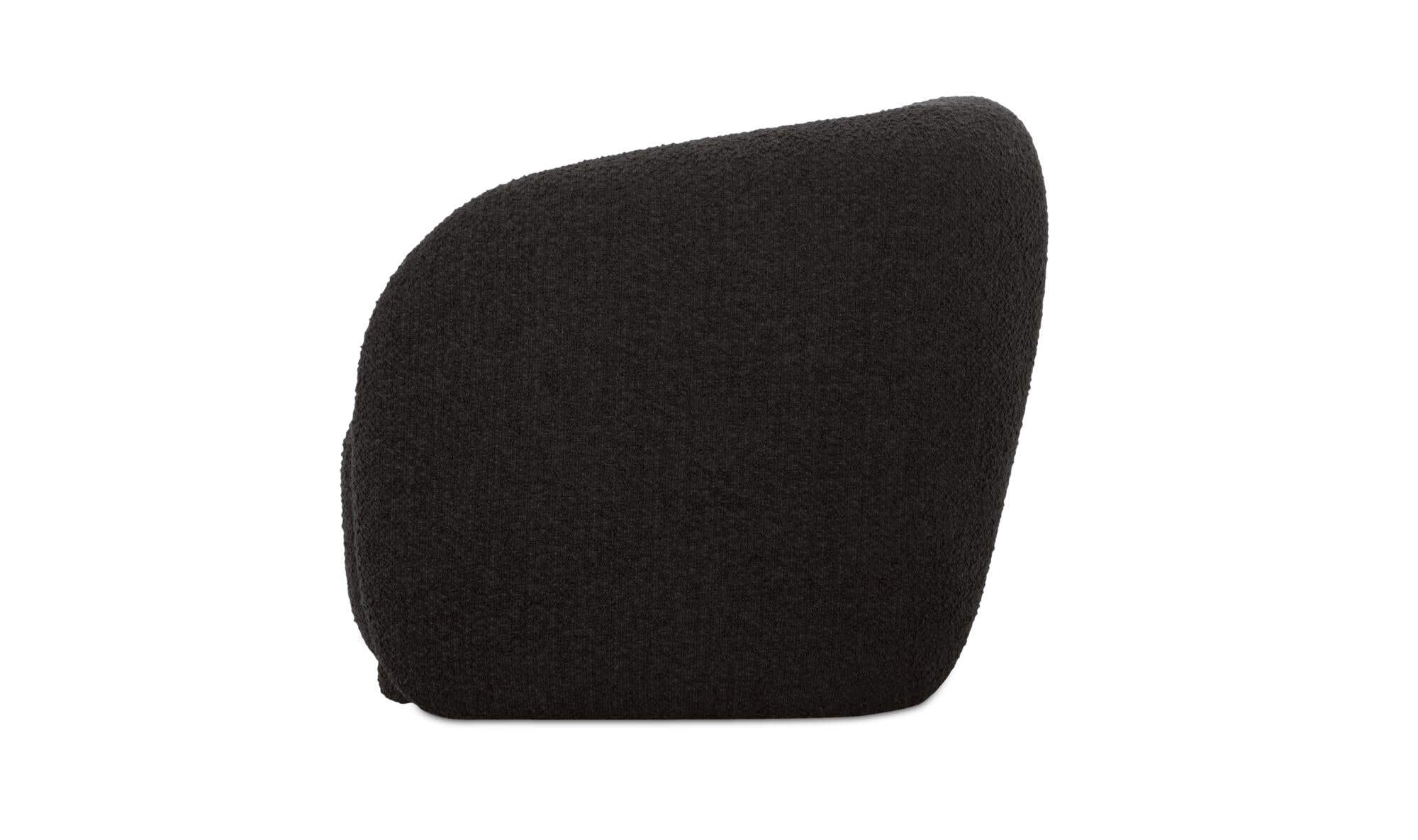 Faye Accent Chair Black Boucle by Moe's Home Collection - view 5