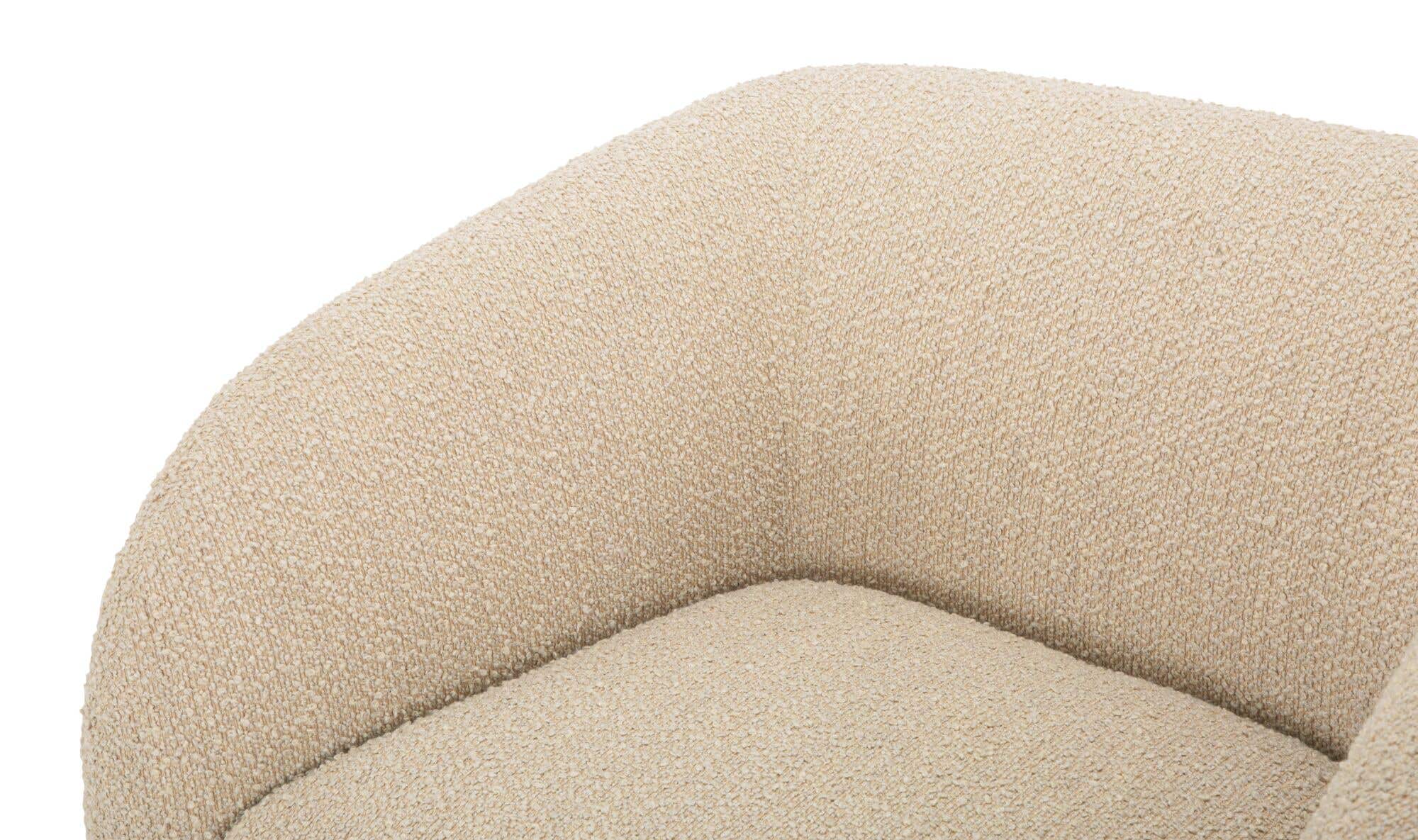 Faye Accent Chair Beige Boucle by Moe's Home Collection - view 8