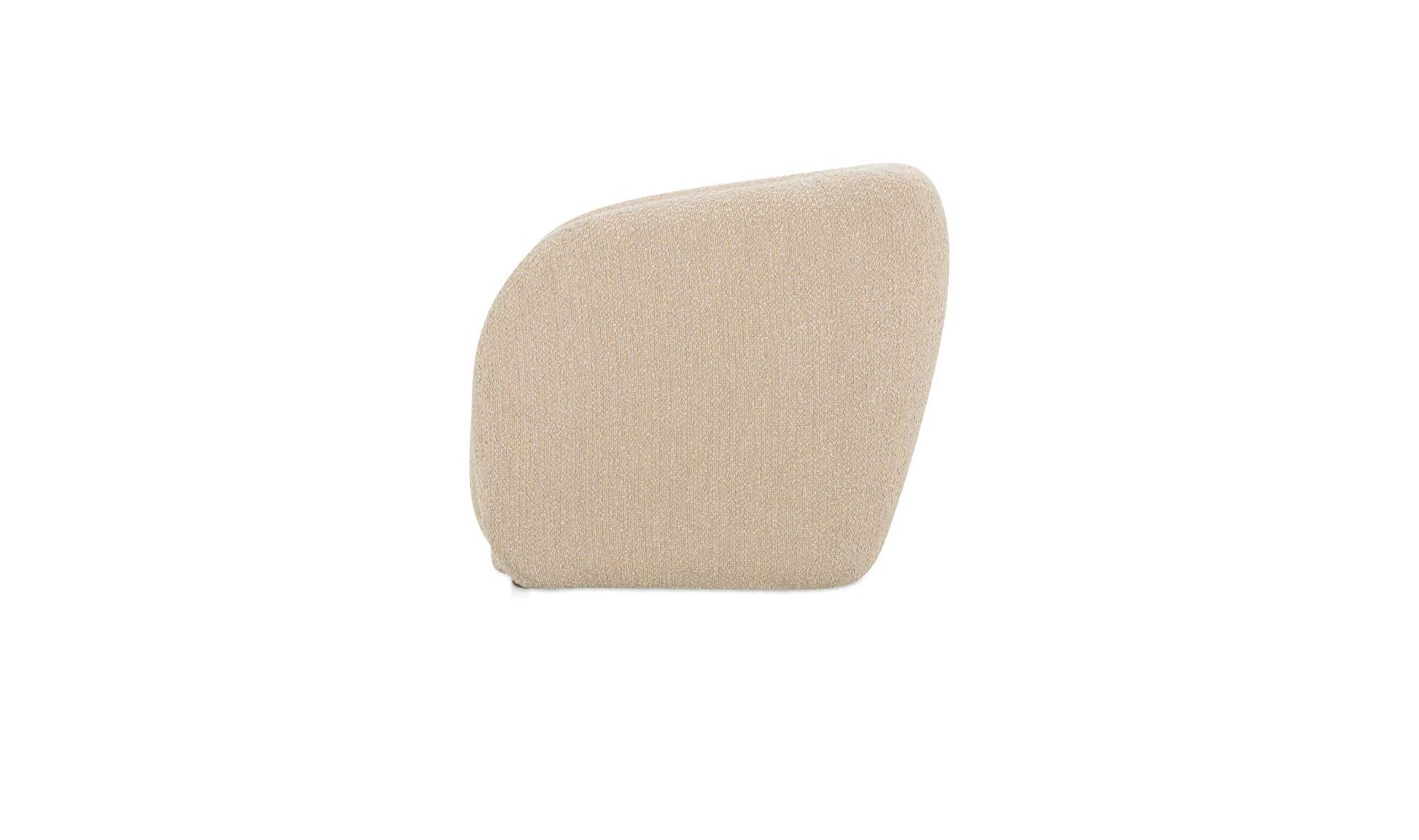 Faye Accent Chair Beige Boucle by Moe's Home Collection - view 6
