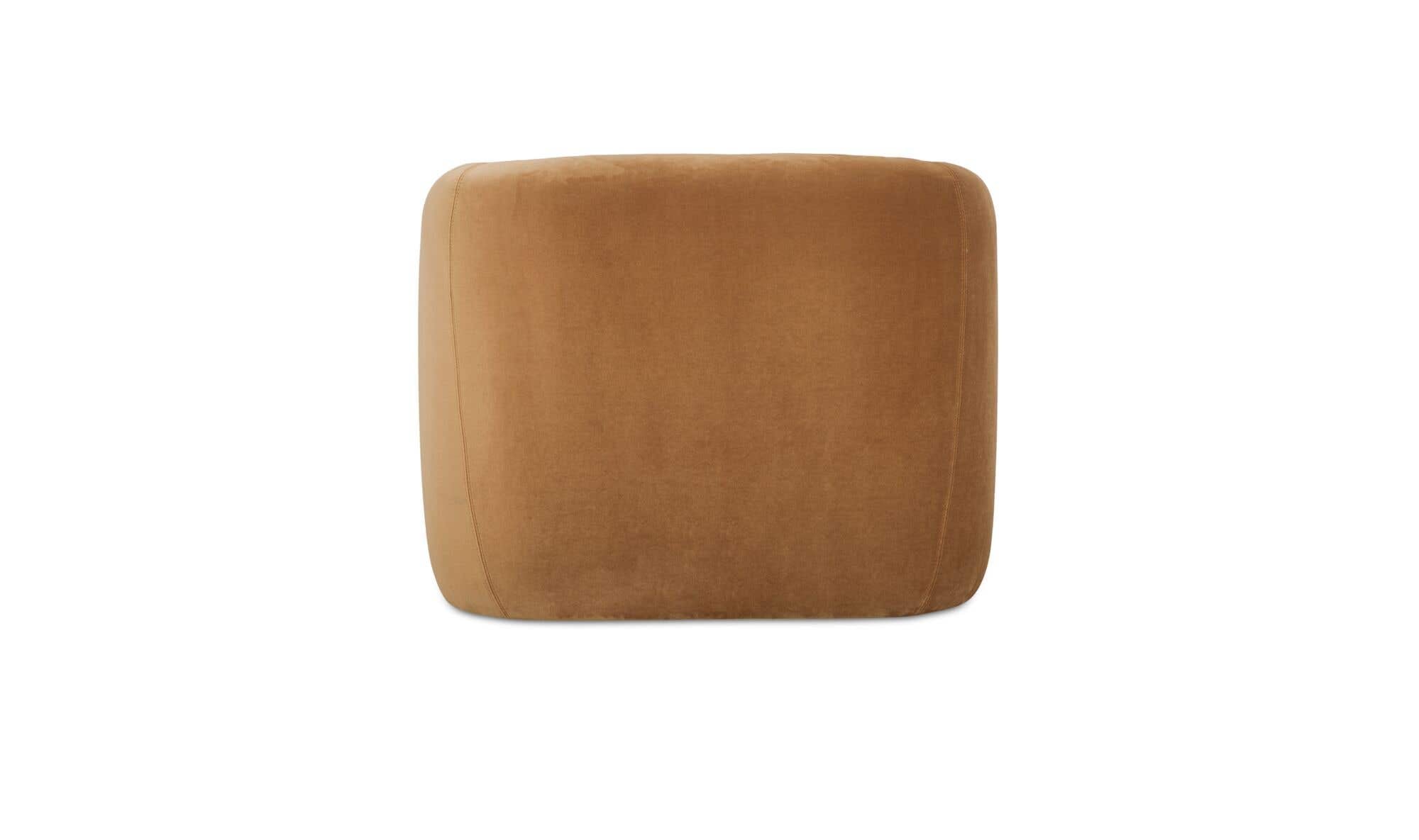 Faye Accent Chair Tan Faux Mohair by Moe's Home Collection - view 8
