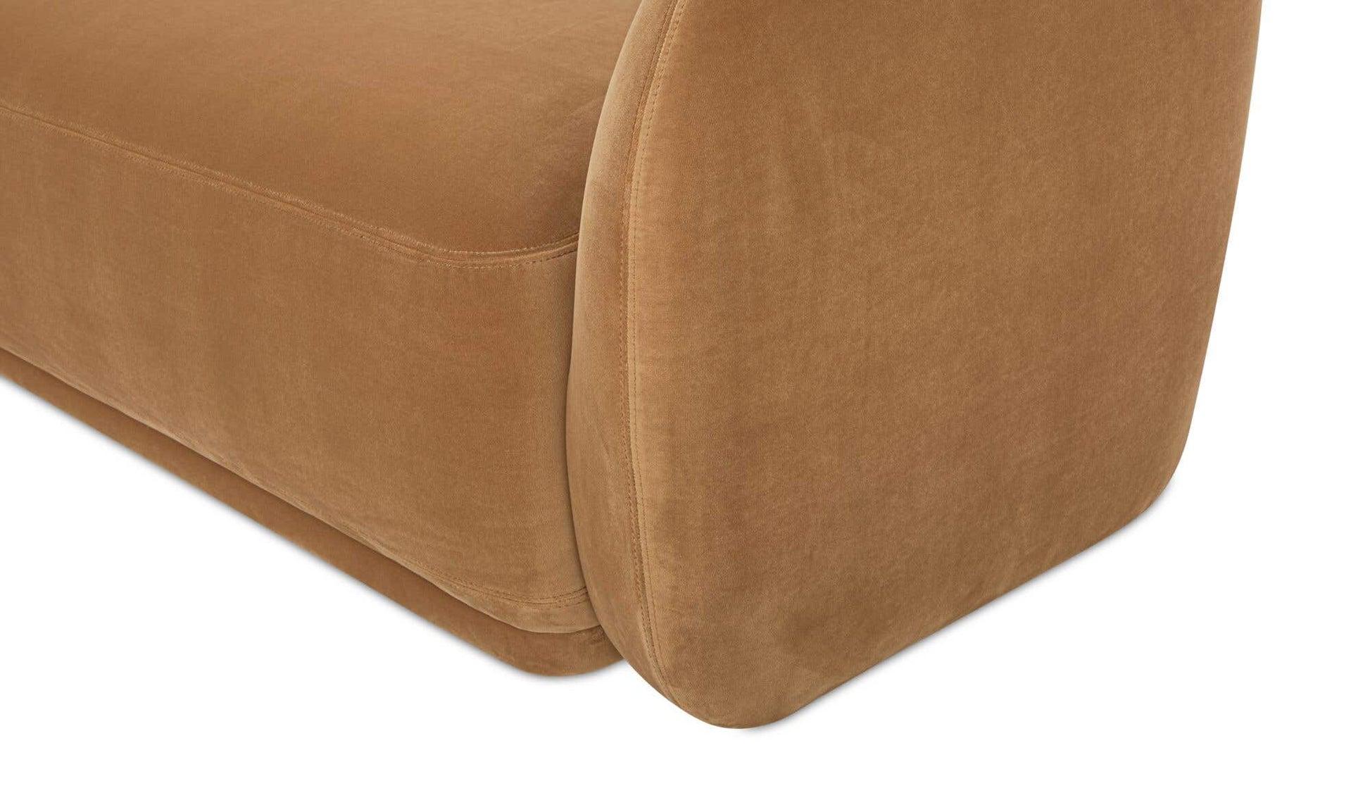 Faye Sofa Tan Faux Mohair by Moe's Home Collection - view 12