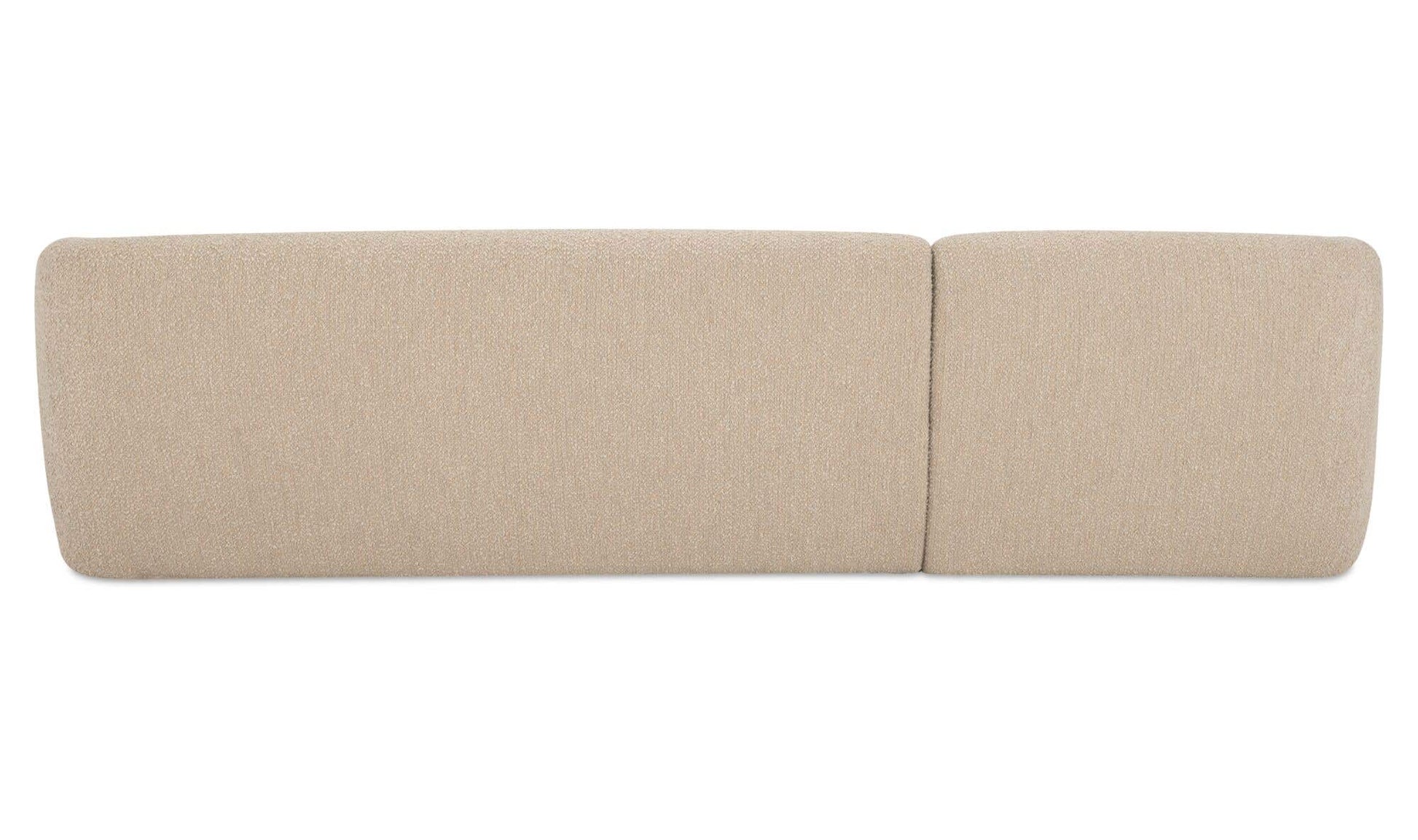 Faye Left Sectional Beige Boucle by Moe's Home Collection - view 12