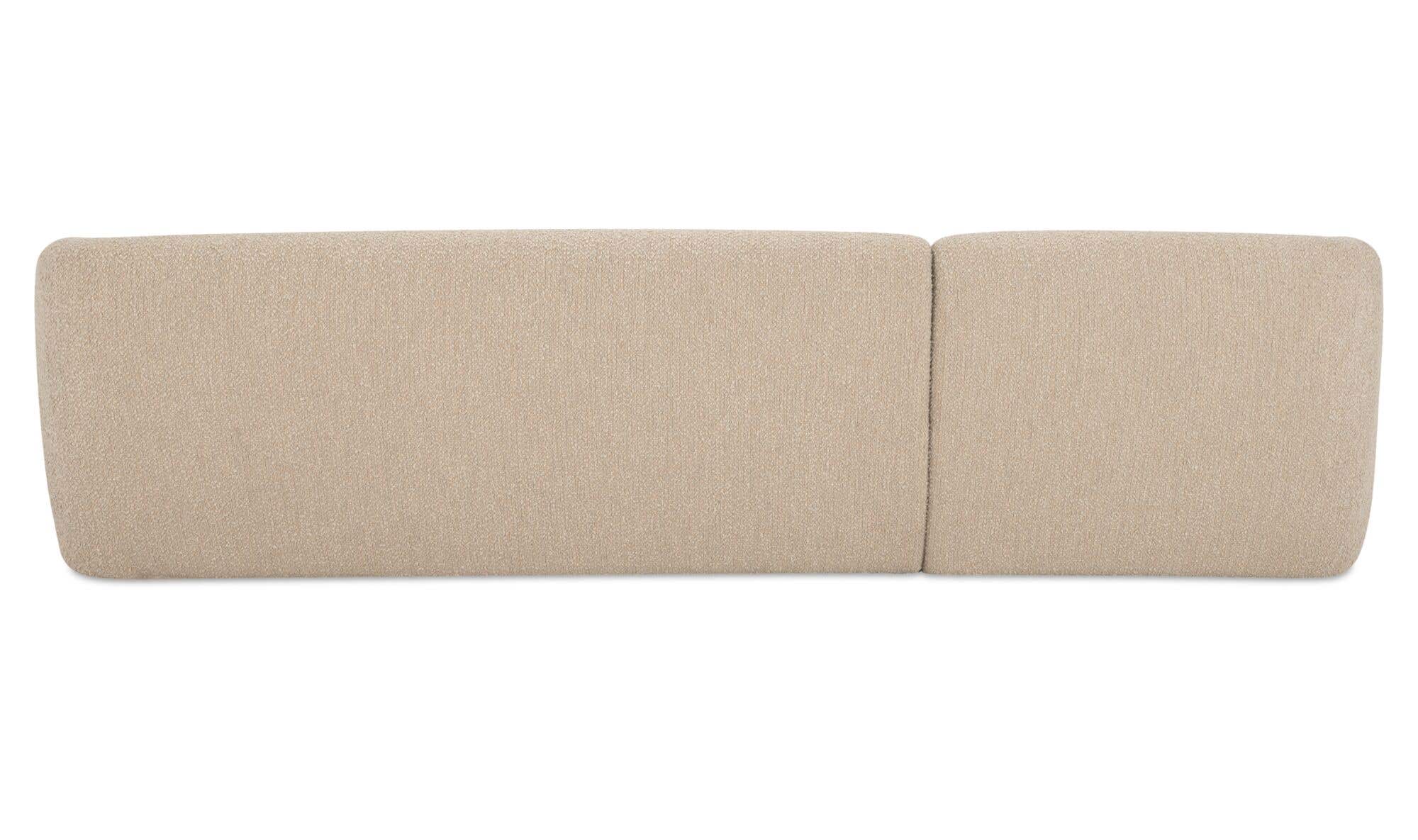 Faye Left Sectional Beige Boucle by Moe's Home Collection - view 12