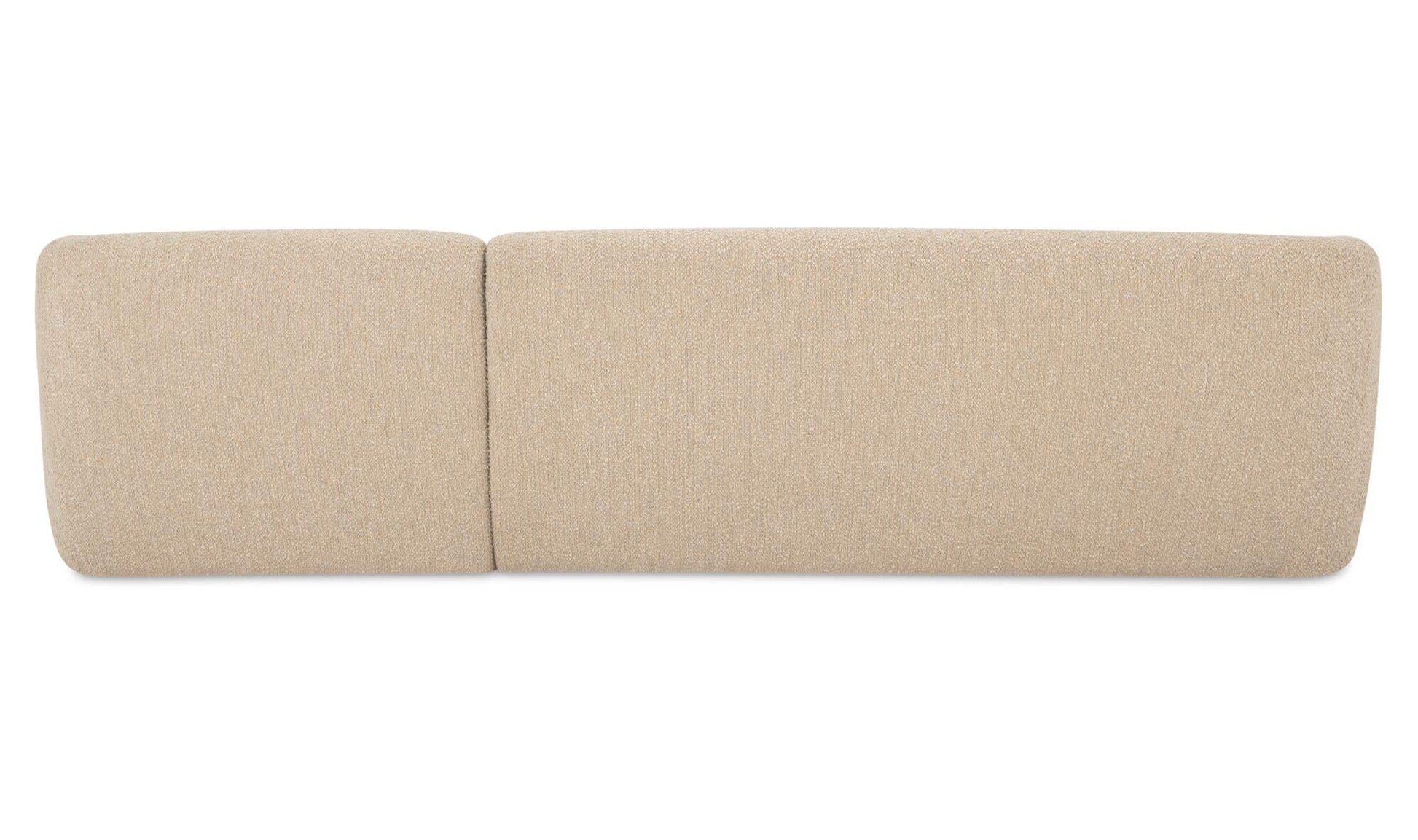 Faye Right Sectional Beige Boucle by Moe's Home Collection - view 12
