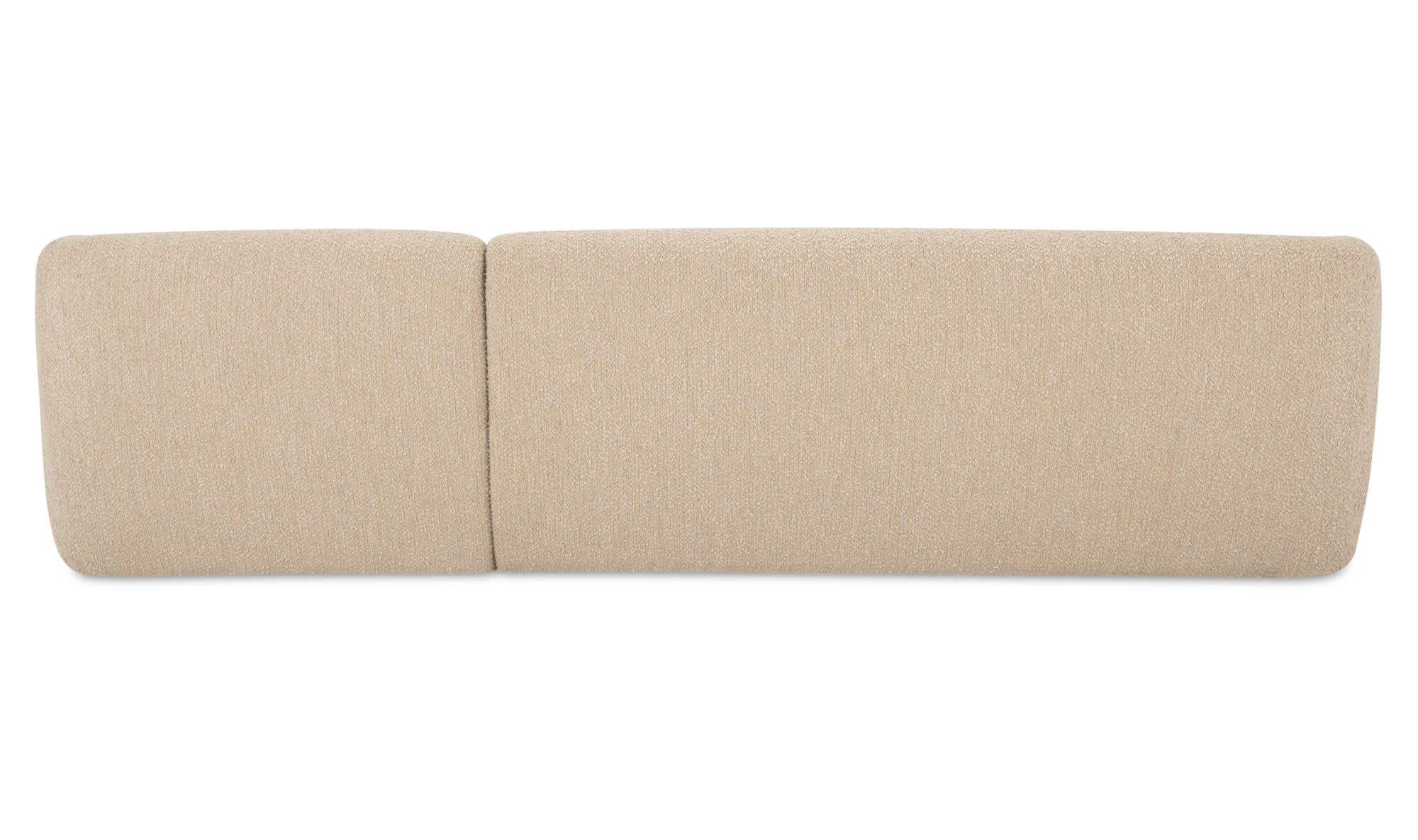 Faye Right Sectional Beige Boucle by Moe's Home Collection - view 12
