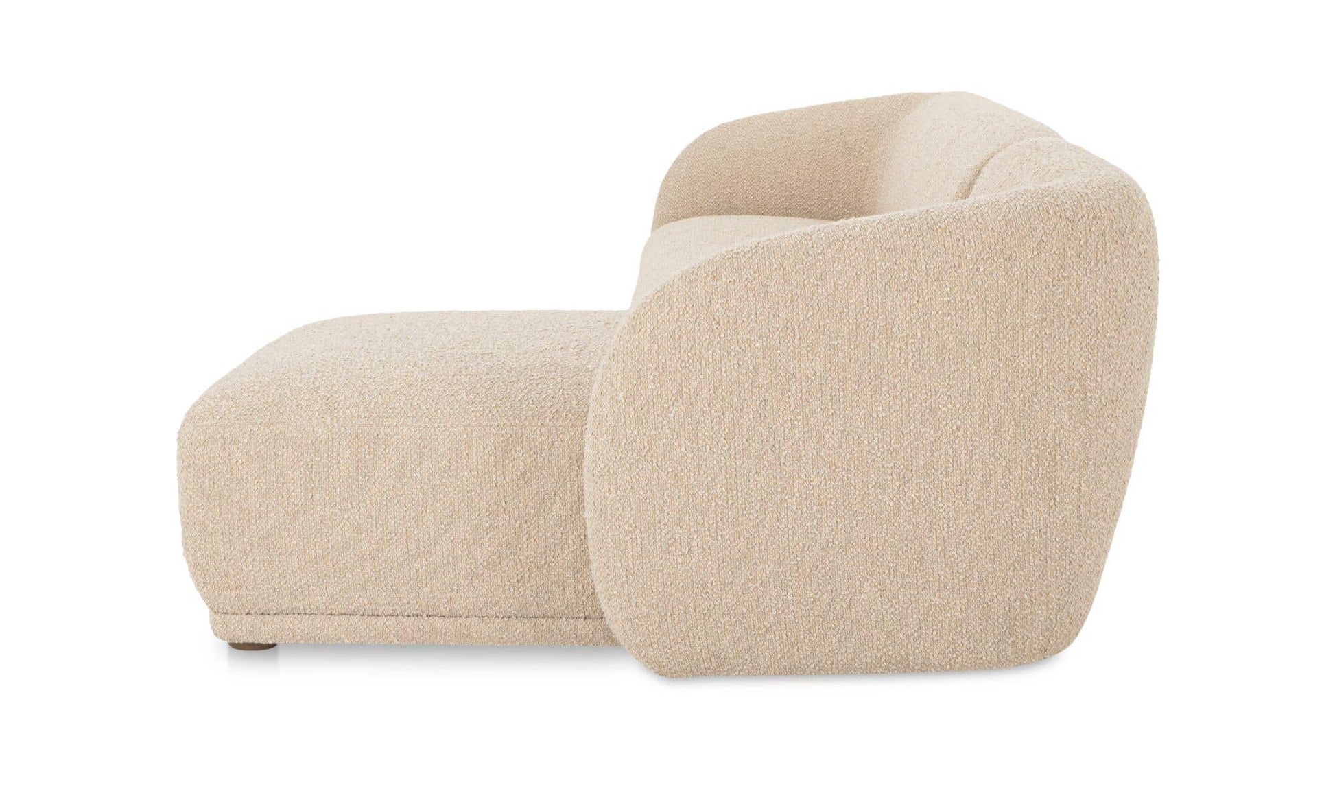 Faye Right Sectional Beige Boucle by Moe's Home Collection - view 11