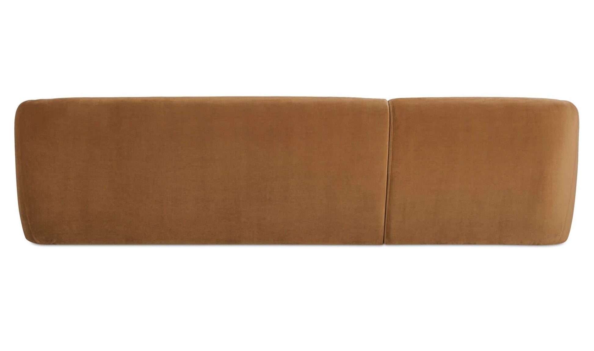 Faye Left Sectional Tan Faux Mohair by Moe's Home Collection - view 12