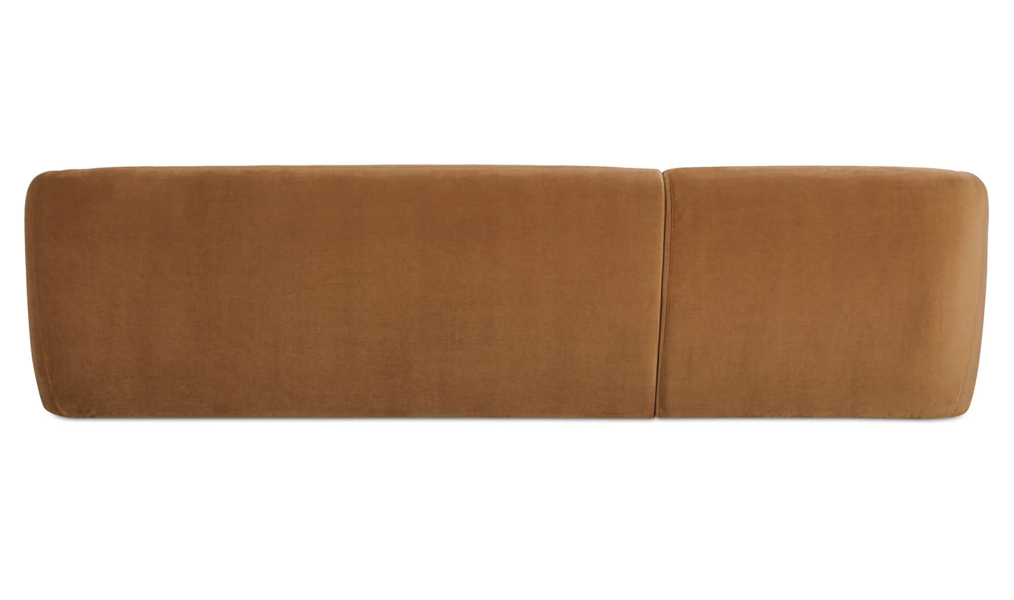 Faye Left Sectional Tan Faux Mohair by Moe's Home Collection - view 12
