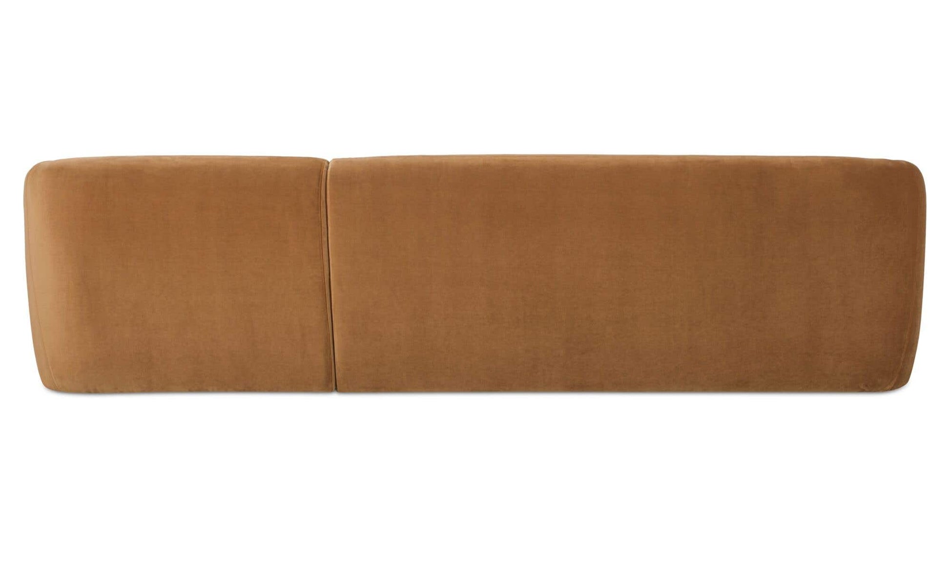 Faye Right Sectional Tan Faux Mohair by Moe's Home Collection - view 12