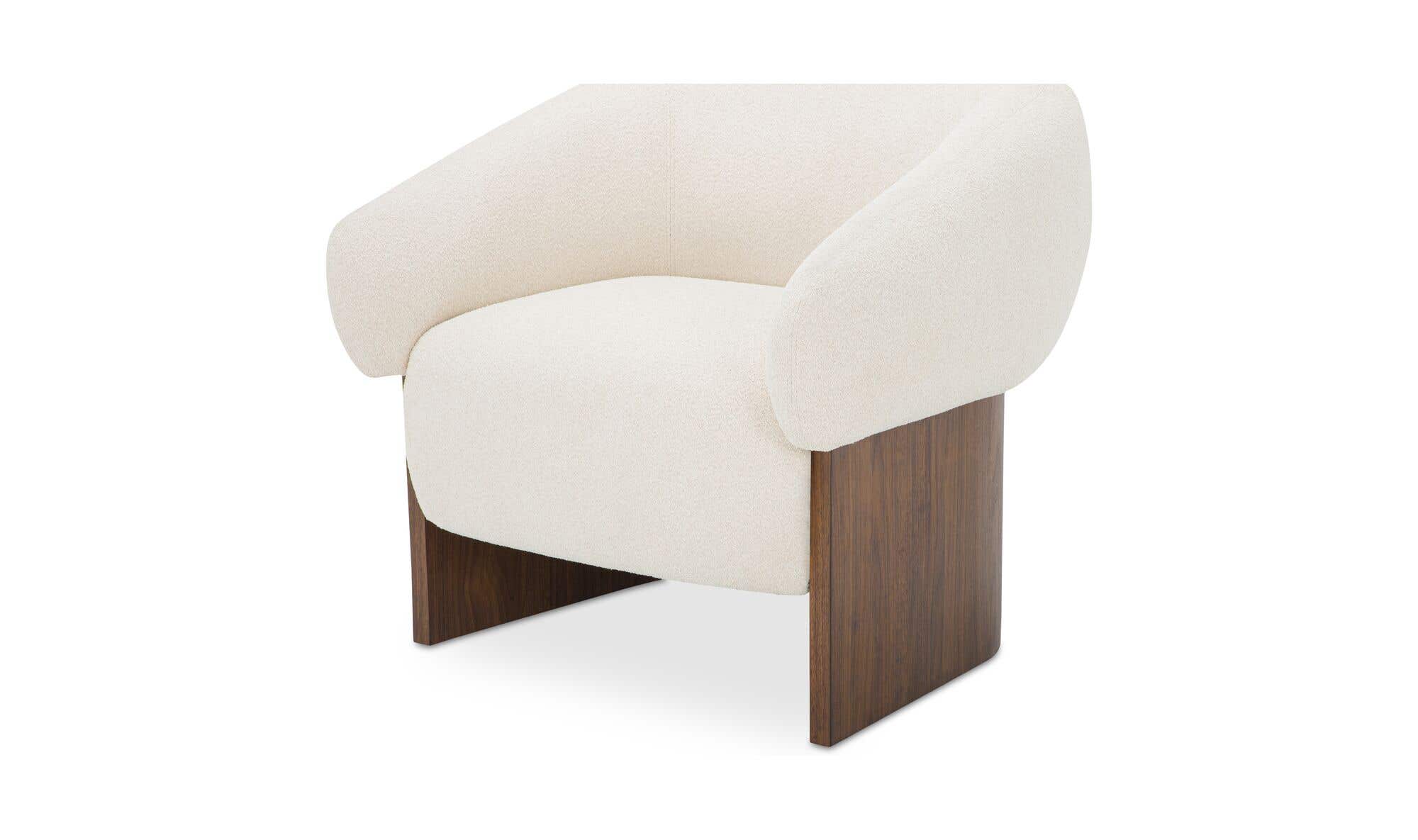Otto Accent Chair Flecked Cream by Moe's Home Collection - view 13