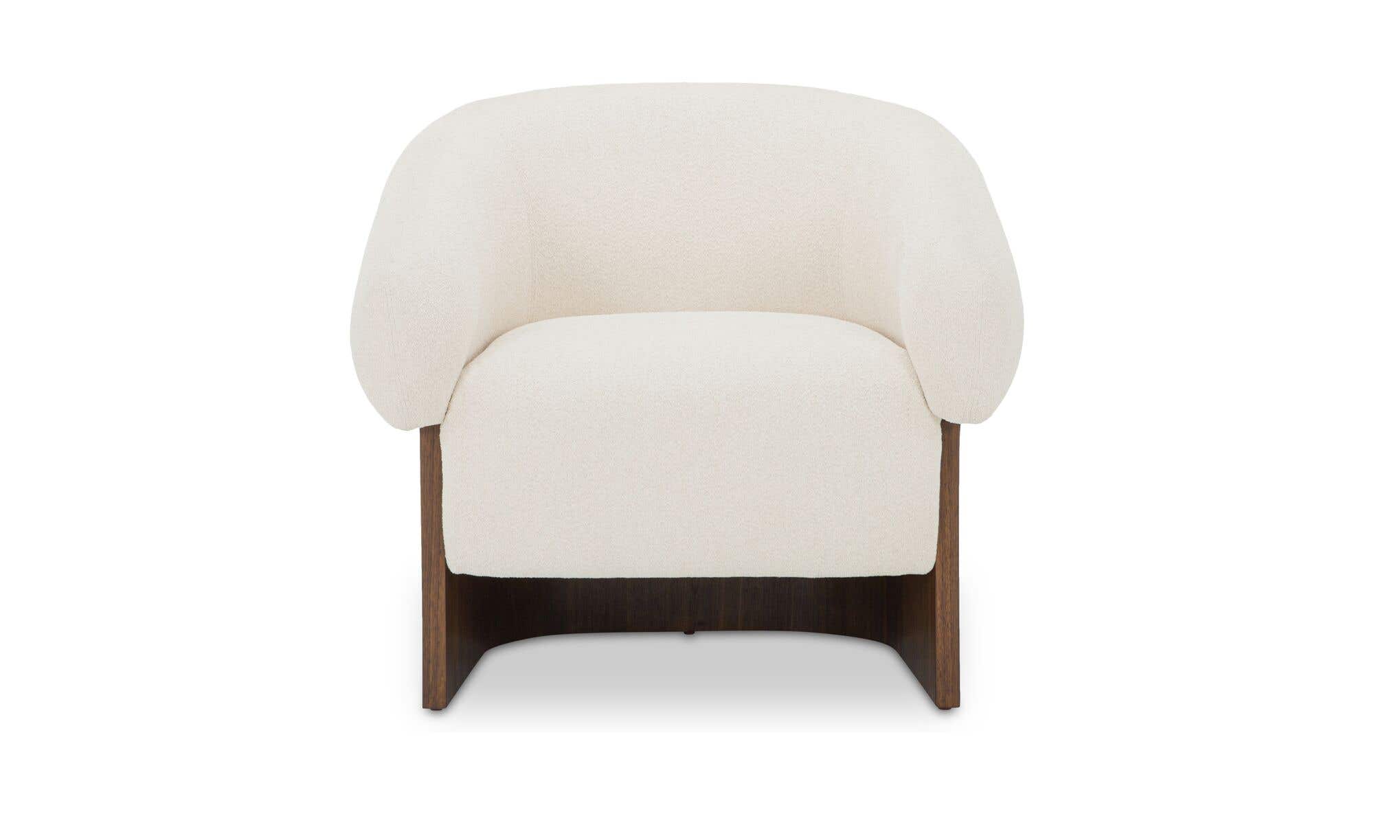 Otto Accent Chair Flecked Cream by Moe's Home Collection - view 6