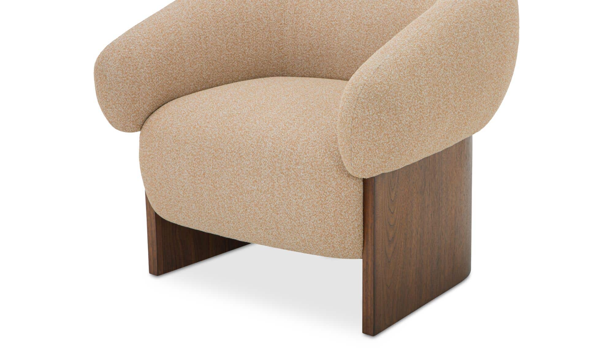 Otto Accent Chair Flecked Tan by Moe's Home Collection - view 9