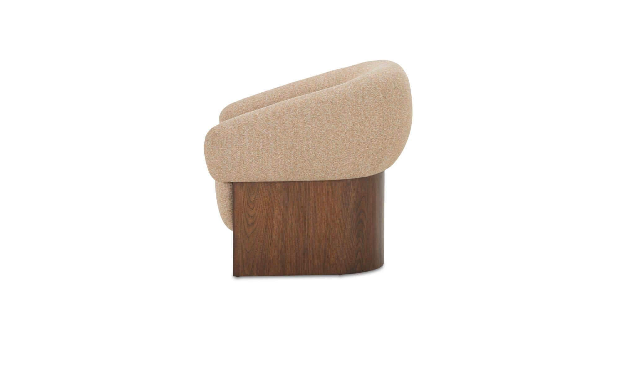 Otto Accent Chair Flecked Tan by Moe's Home Collection - view 7