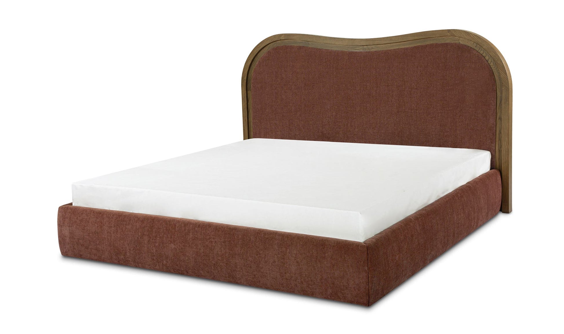 Camilla King Bed Chestnut by Moe's Home Collection - view 9
