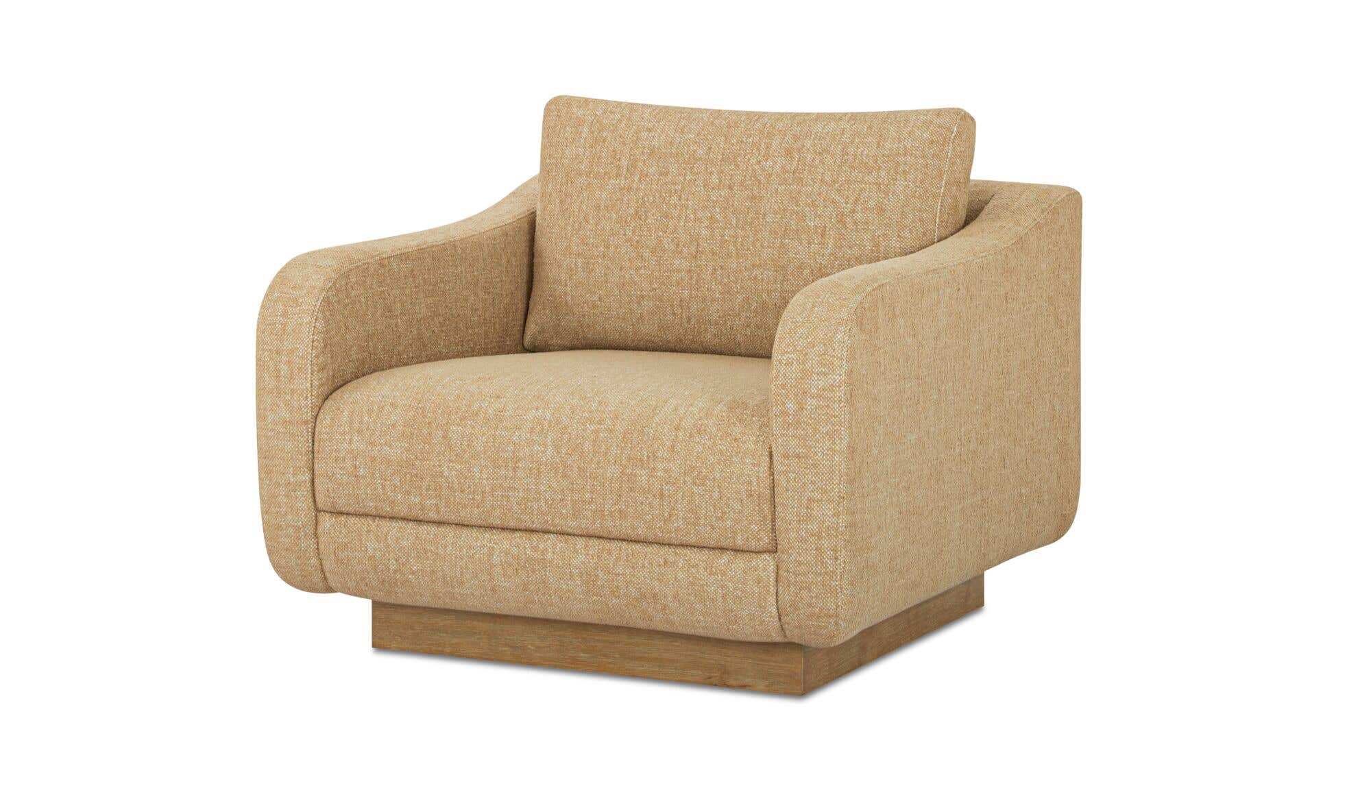 Keane Lounge Chair Ochre by Moe's Home Collection - view 9