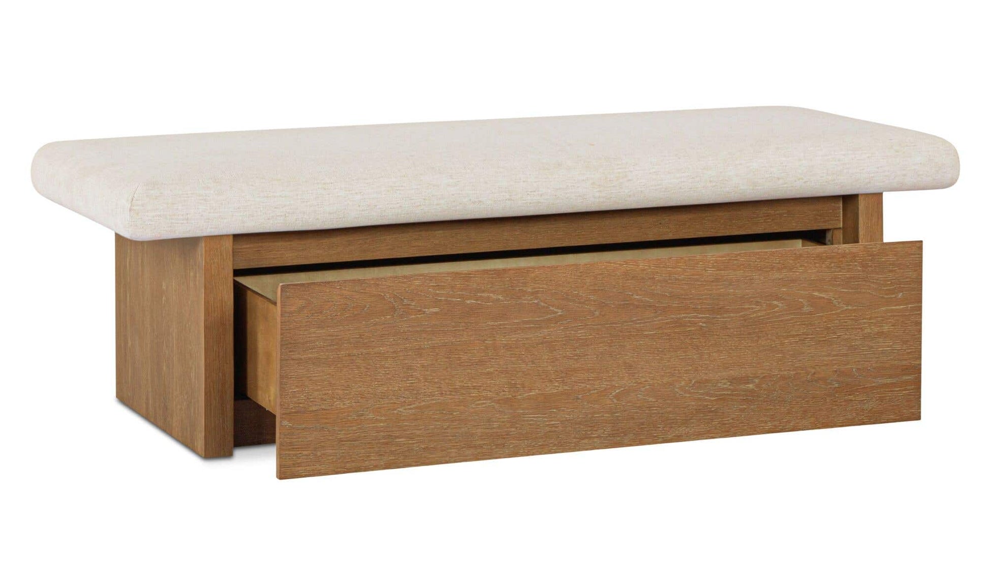 Gemma Storage Bench Oat by Moe's Home Collection - view 5