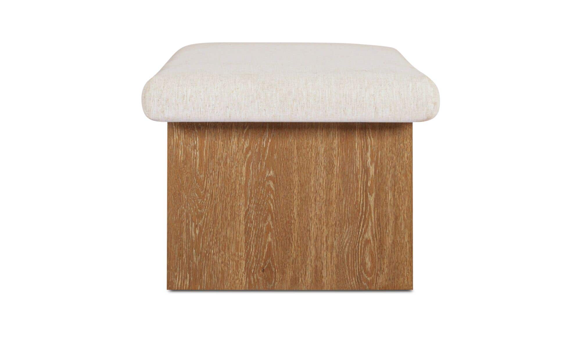 Gemma Storage Bench Oat by Moe's Home Collection - view 10