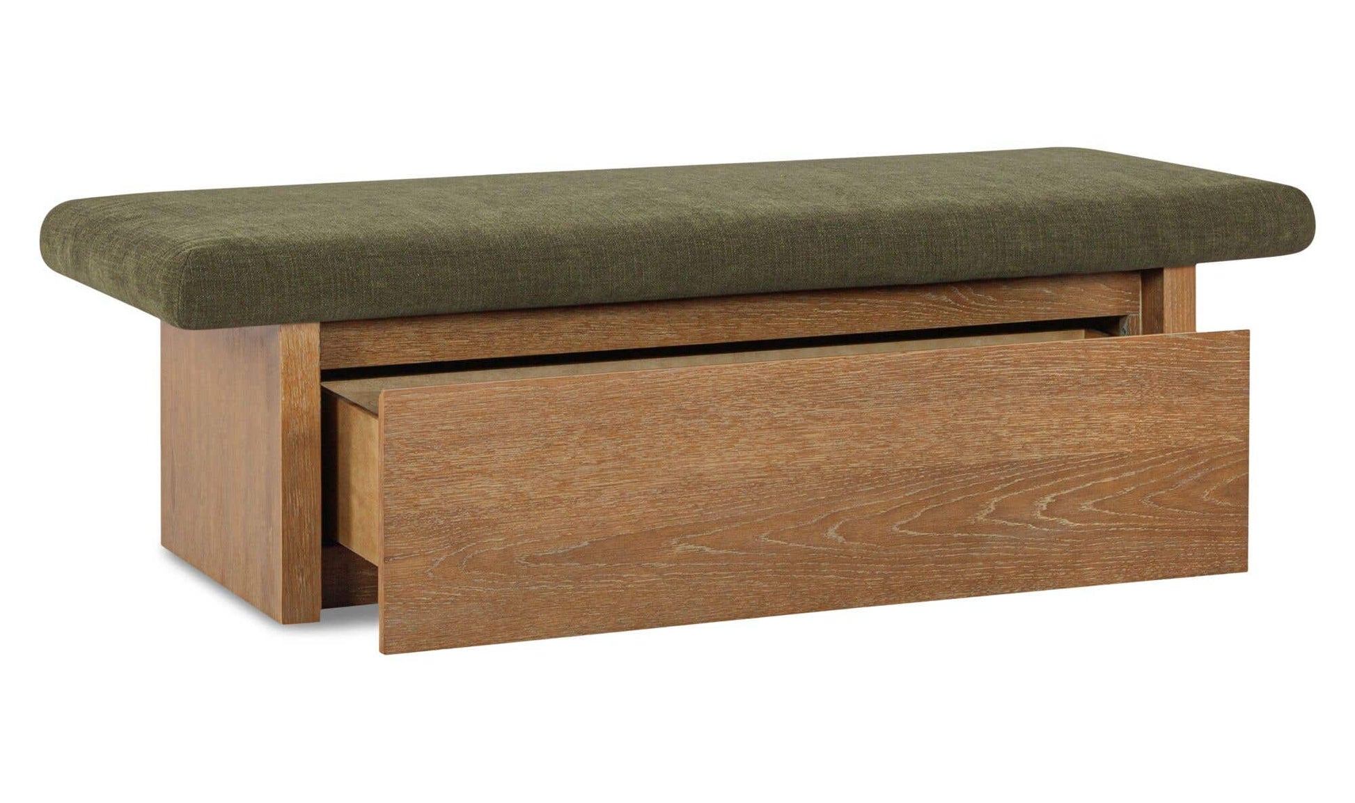 Gemma Storage Bench Dark Green by Moe's Home Collection - view 5