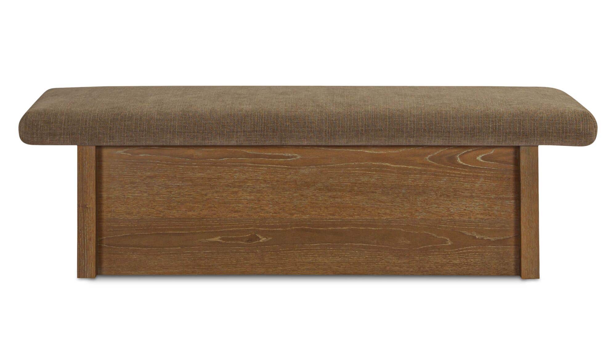 Gemma Storage Bench Taupe by Moe's Home Collection - view 10