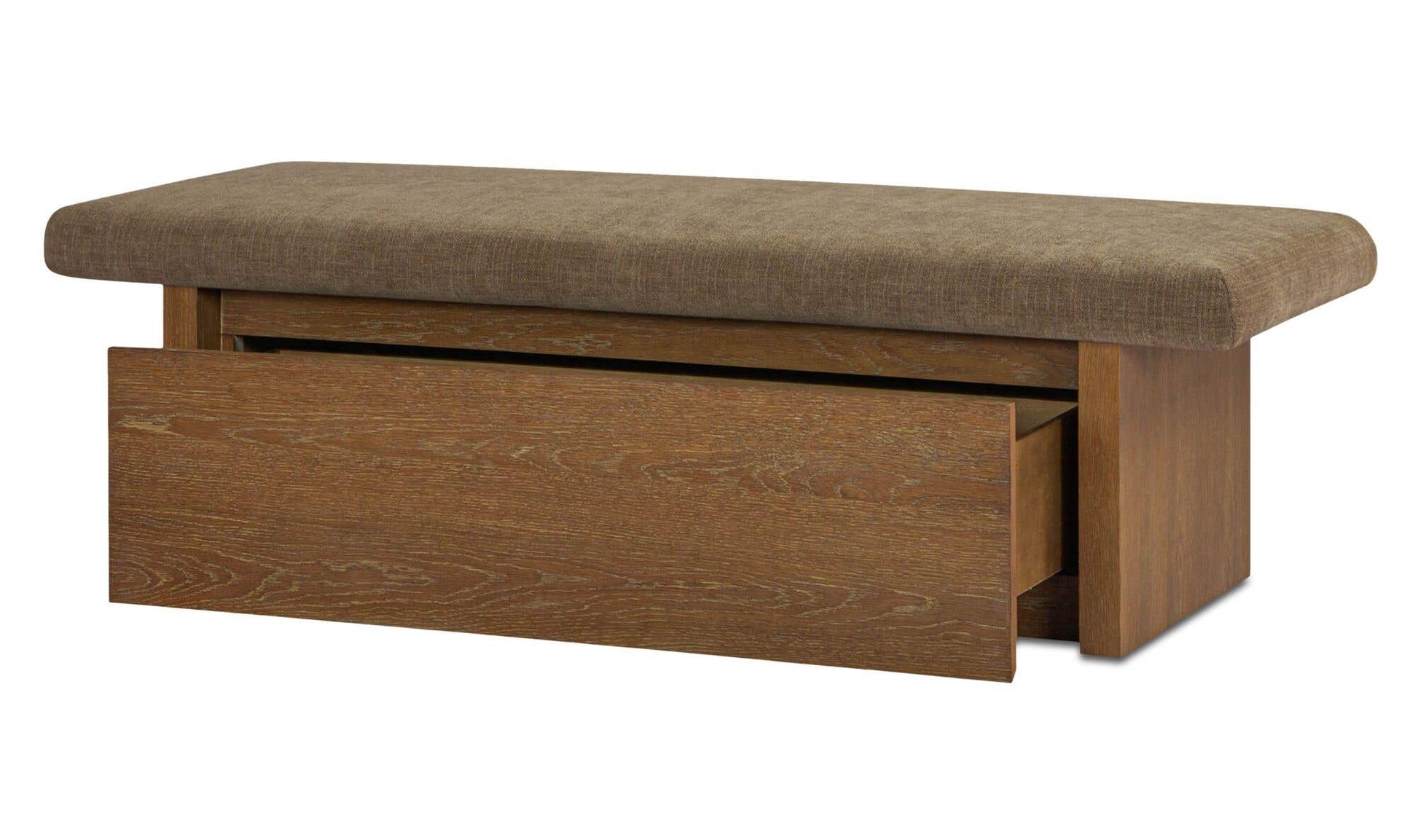 Gemma Storage Bench Taupe by Moe's Home Collection - view 6