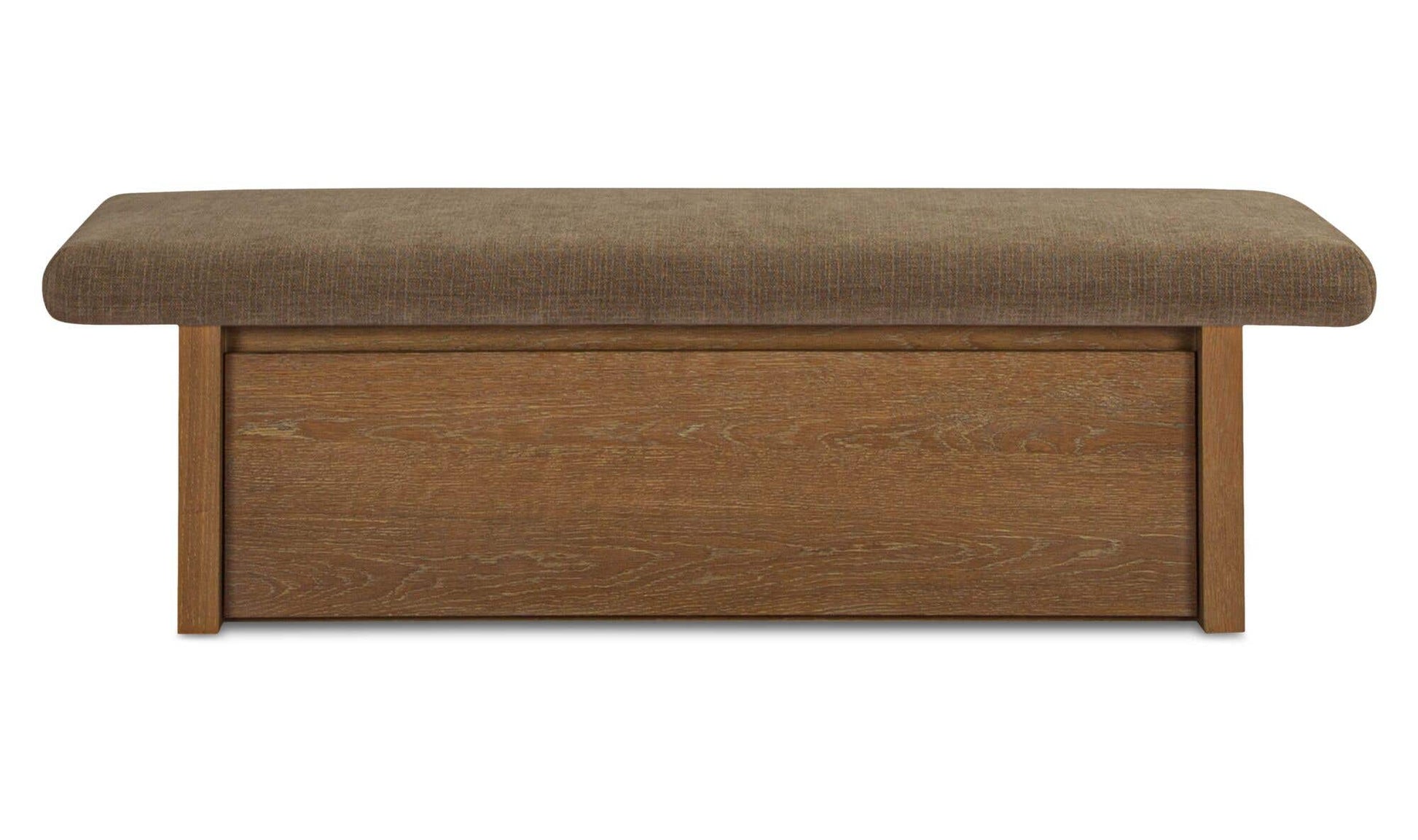 Gemma Storage Bench Taupe by Moe's Home Collection - view 4