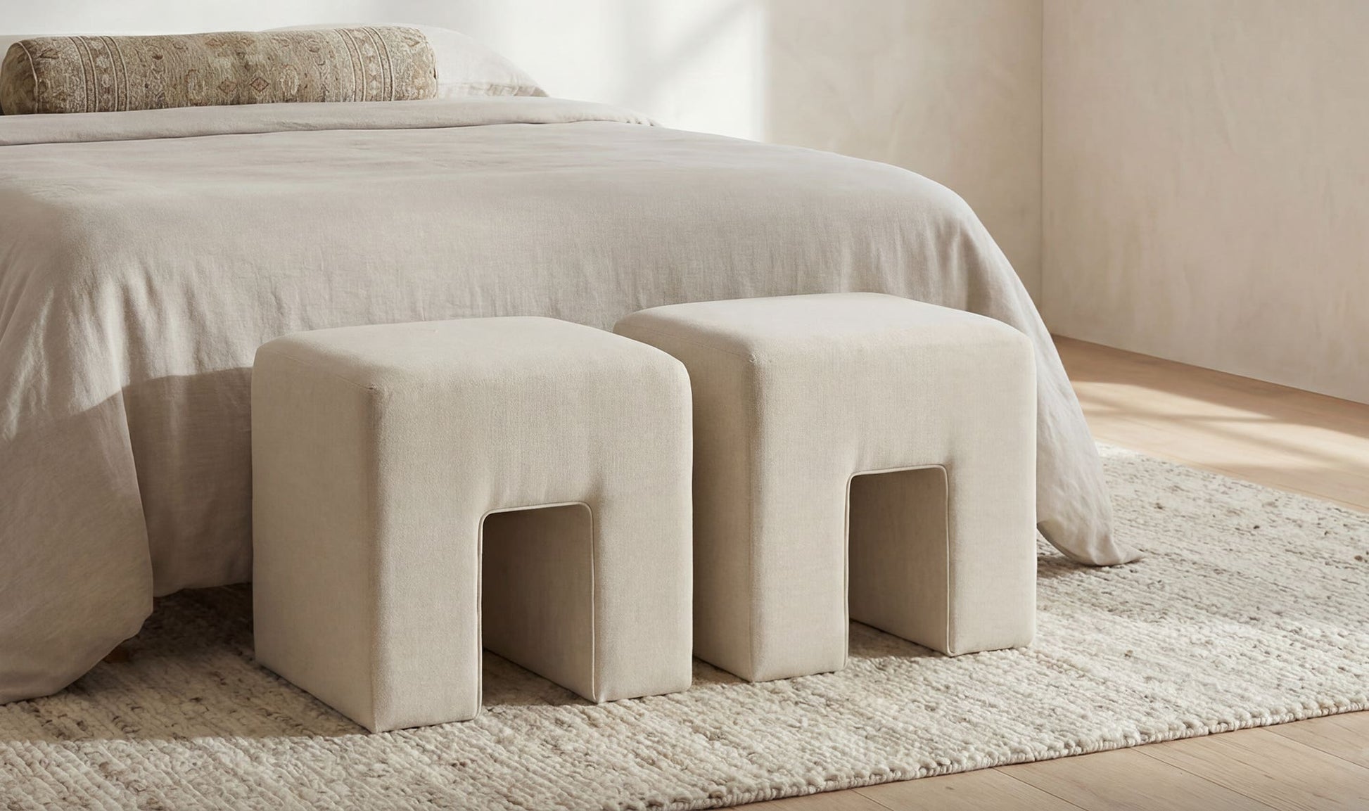 Aidy Stool Oat by Moe's Home Collection - view 6