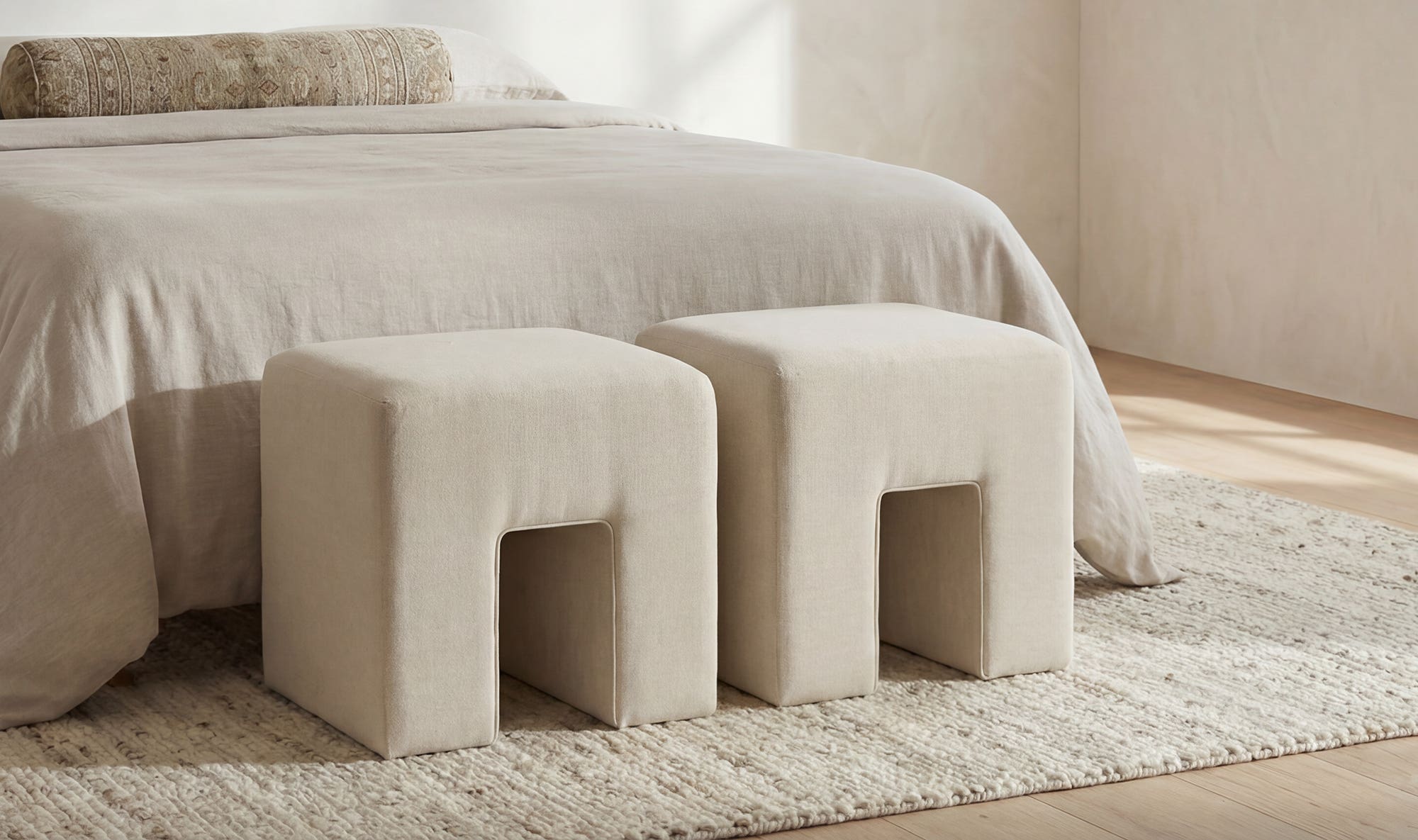 Aidy Stool Oat by Moe's Home Collection - view 6