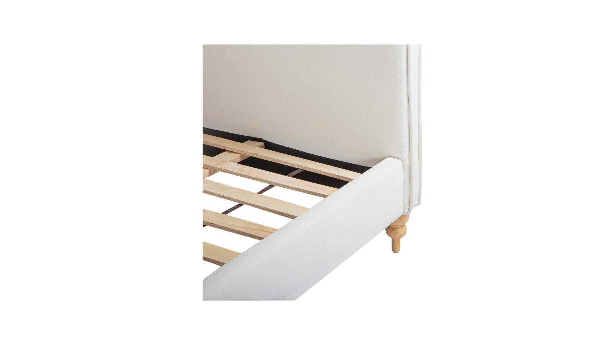 Jacqueline King Bed Cream by Moe's Home Collection - view 7