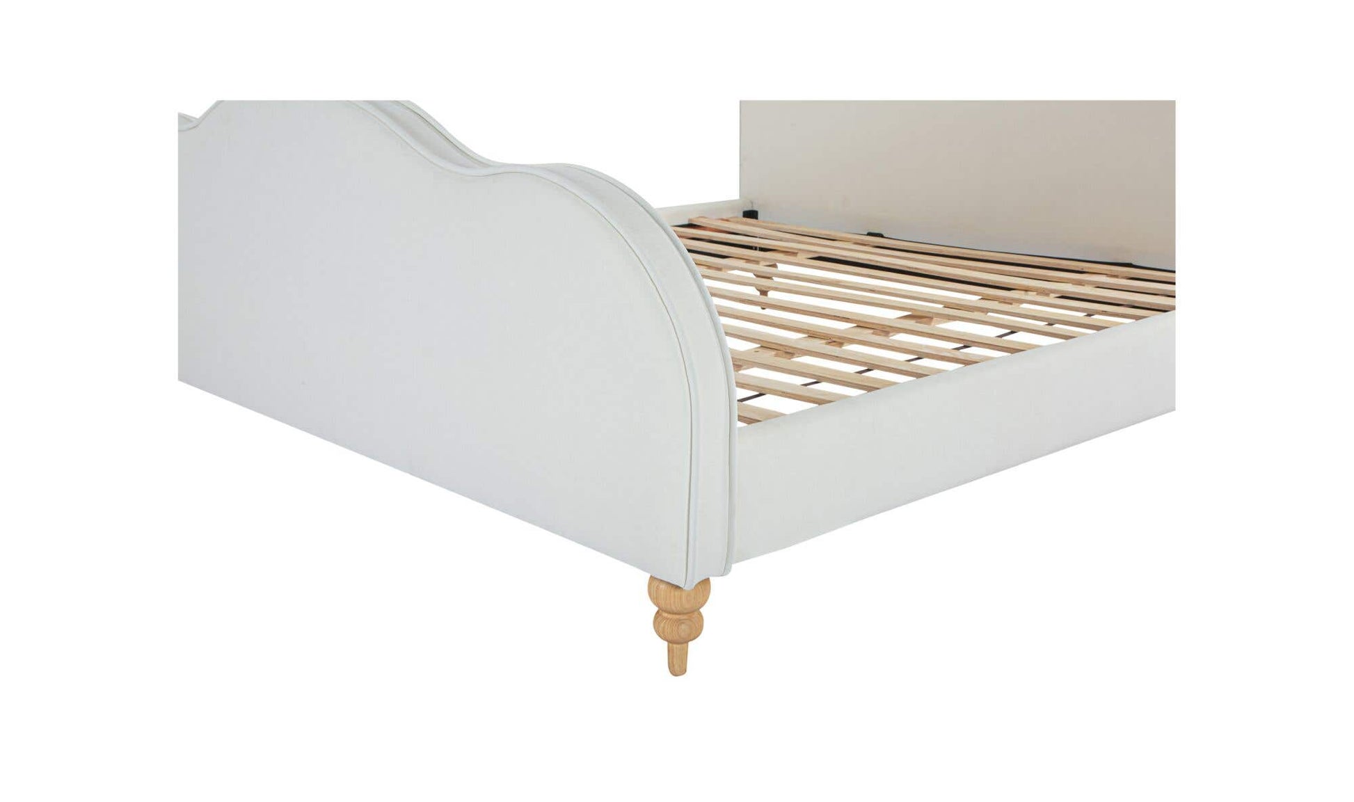 Jacqueline King Bed Cream by Moe's Home Collection - view 10