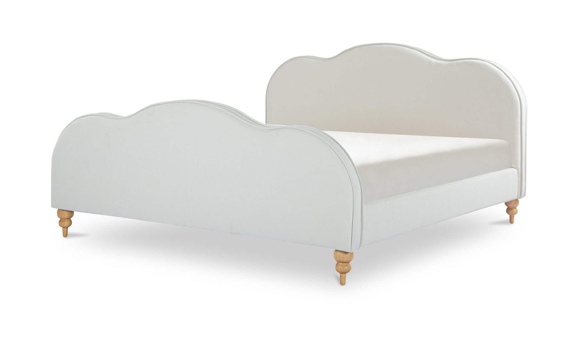 Jacqueline King Bed Cream by Moe's Home Collection - view 5