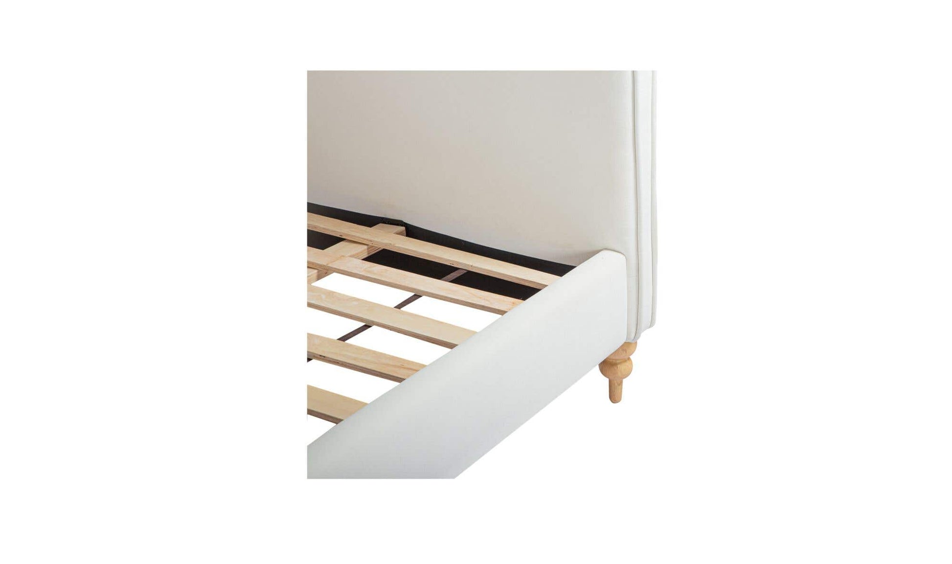 Jacqueline Queen Bed Cream by Moe's Home Collection - view 7