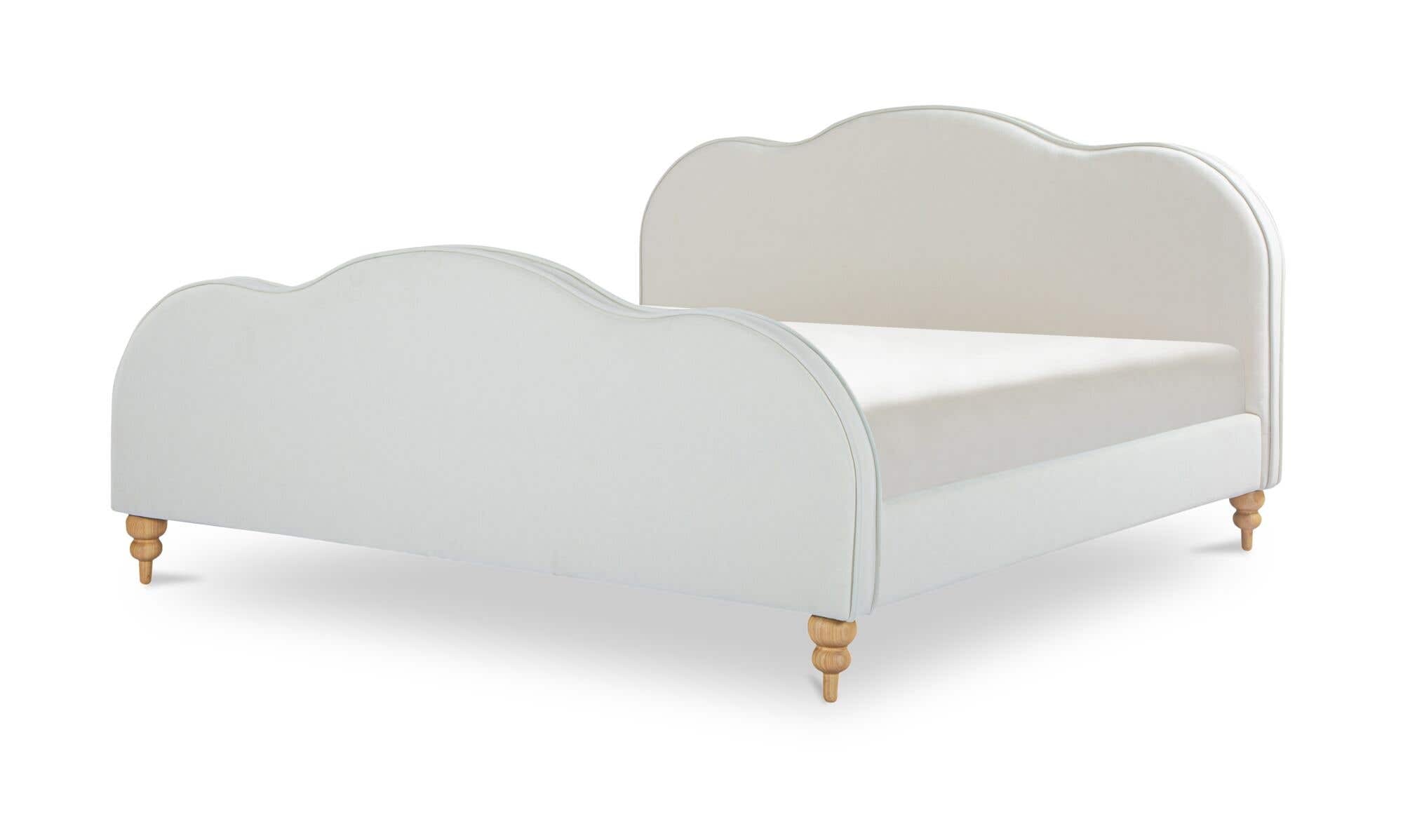 Jacqueline Queen Bed Cream by Moe's Home Collection - view 5