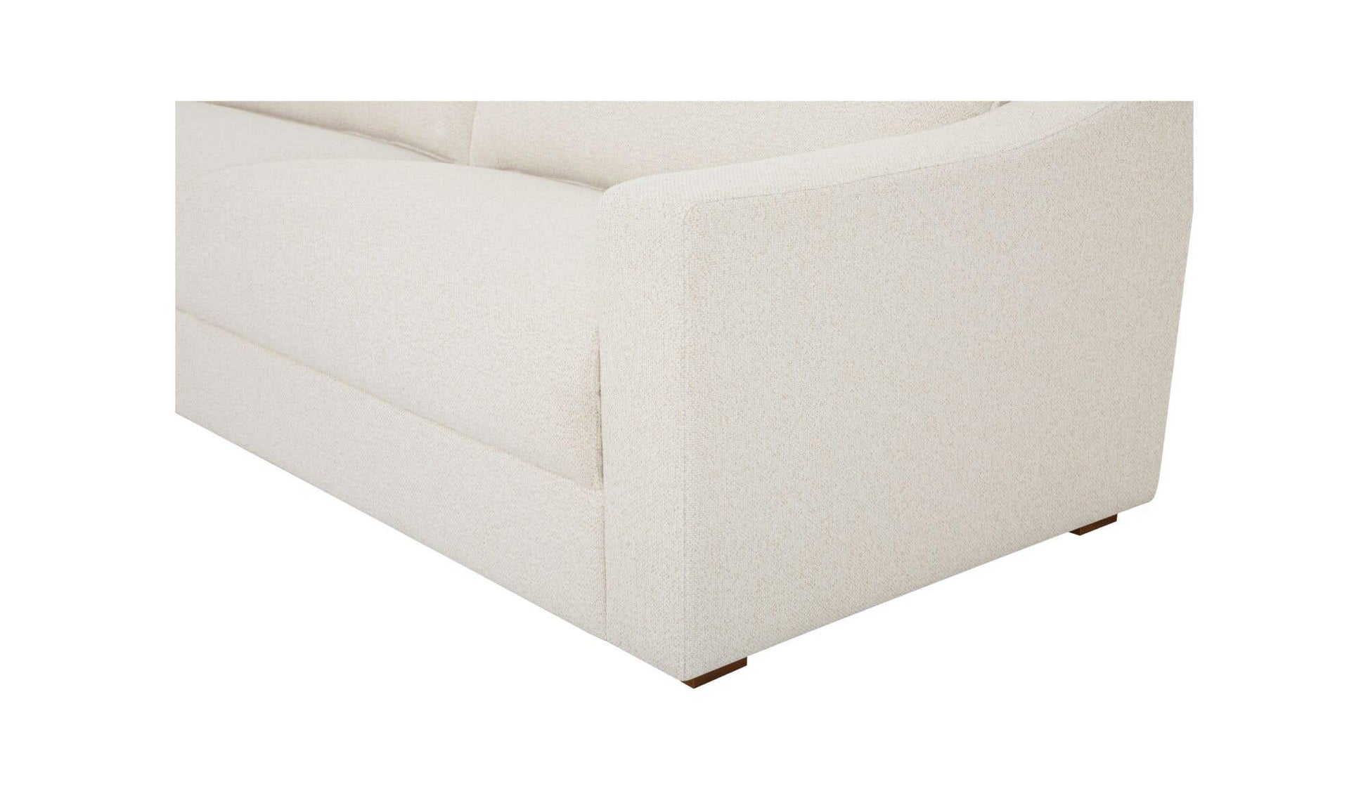 Farrow Sectional Flecked Oat Left by Moe's Home Collection - view 8