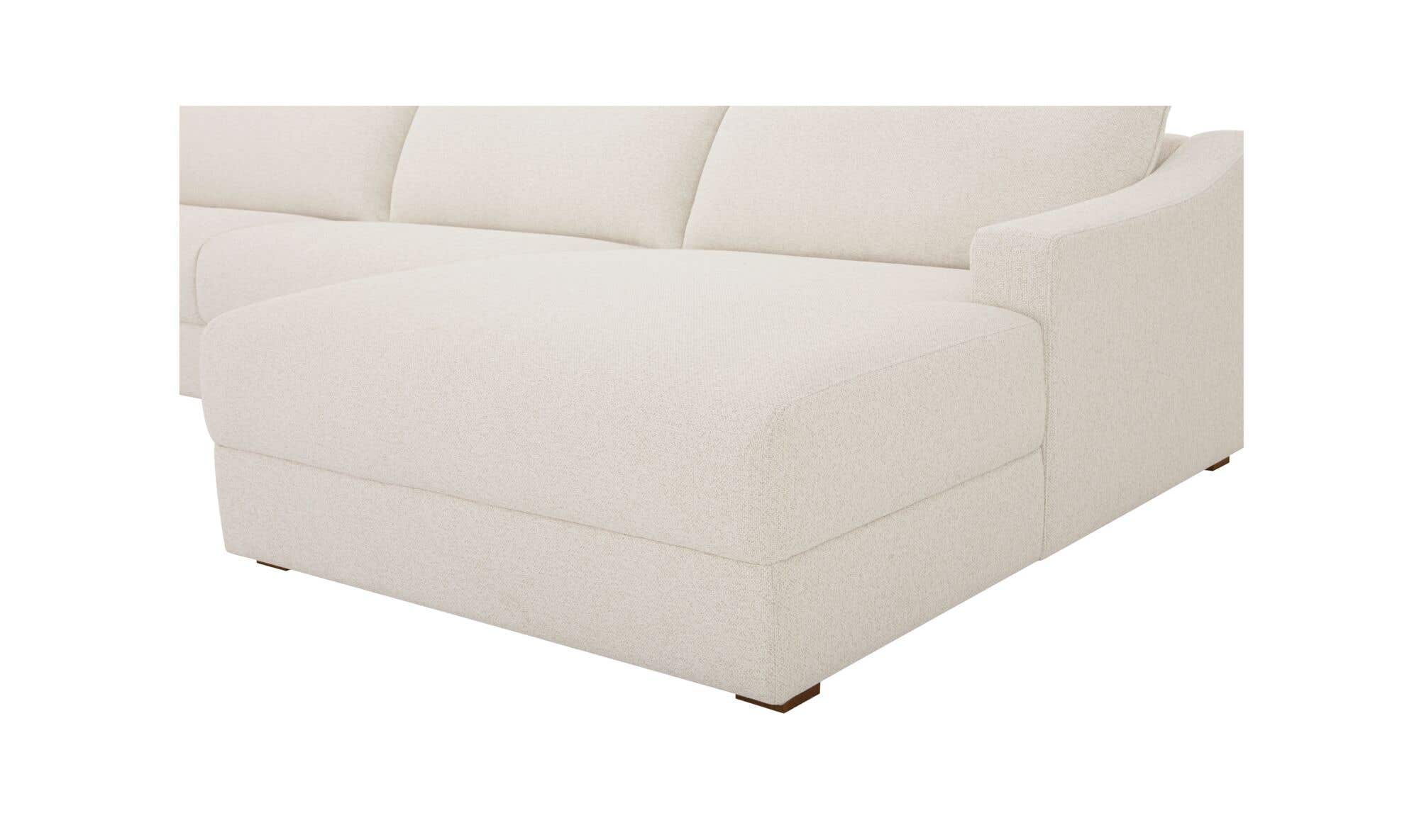 Farrow Sectional Flecked Oat Right by Moe's Home Collection - view 9