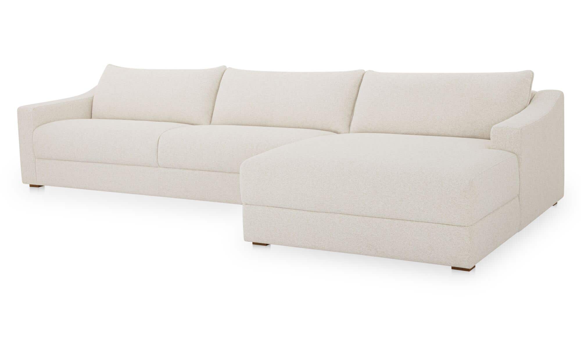 Farrow Sectional Flecked Oat Right by Moe's Home Collection - view 6