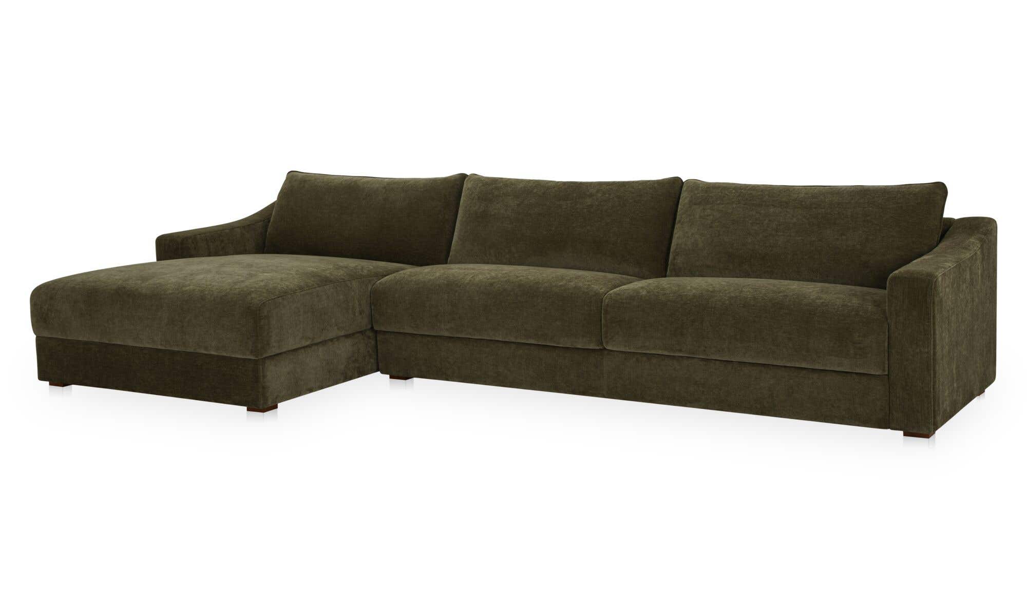 Farrow Sectional Cedar Green Left by Moe's Home Collection - view 6