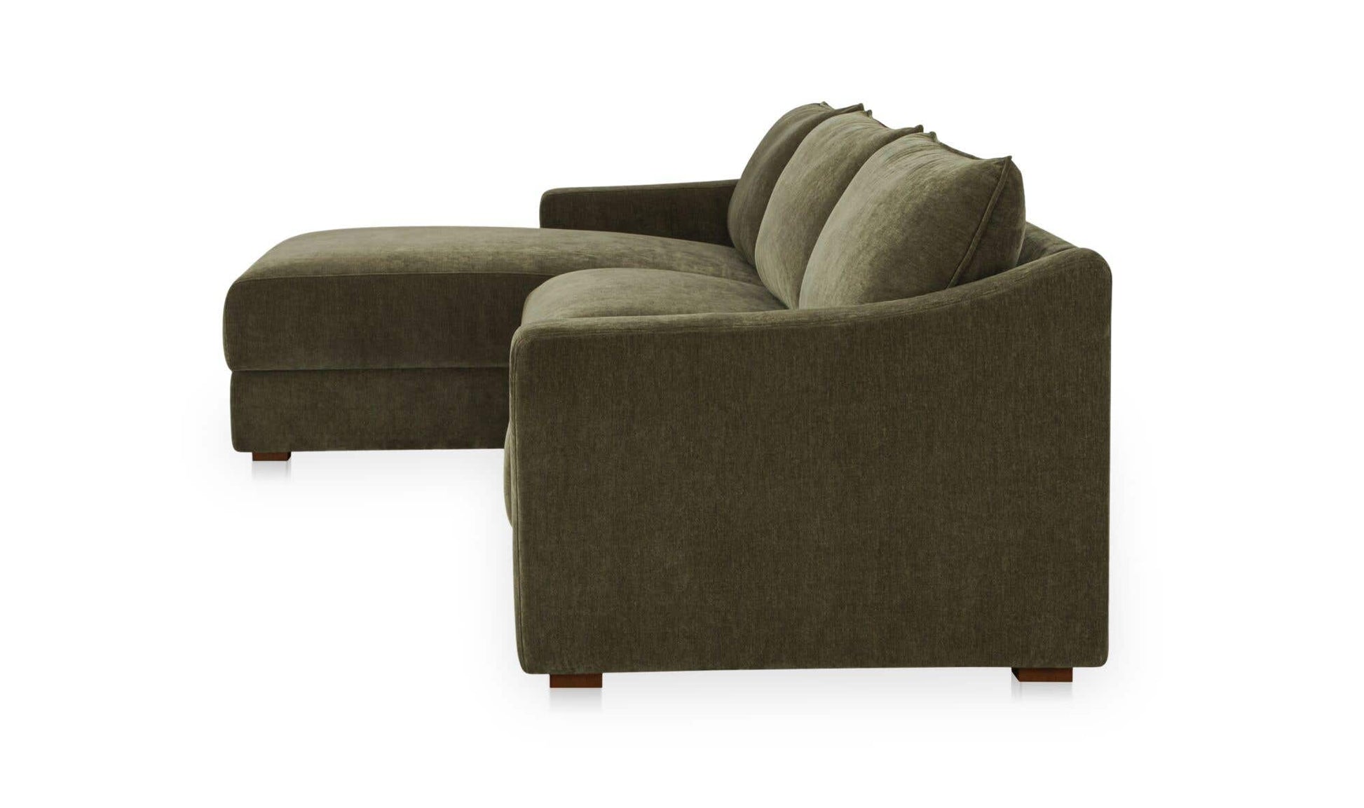 Farrow Sectional Cedar Green Left by Moe's Home Collection - view 7