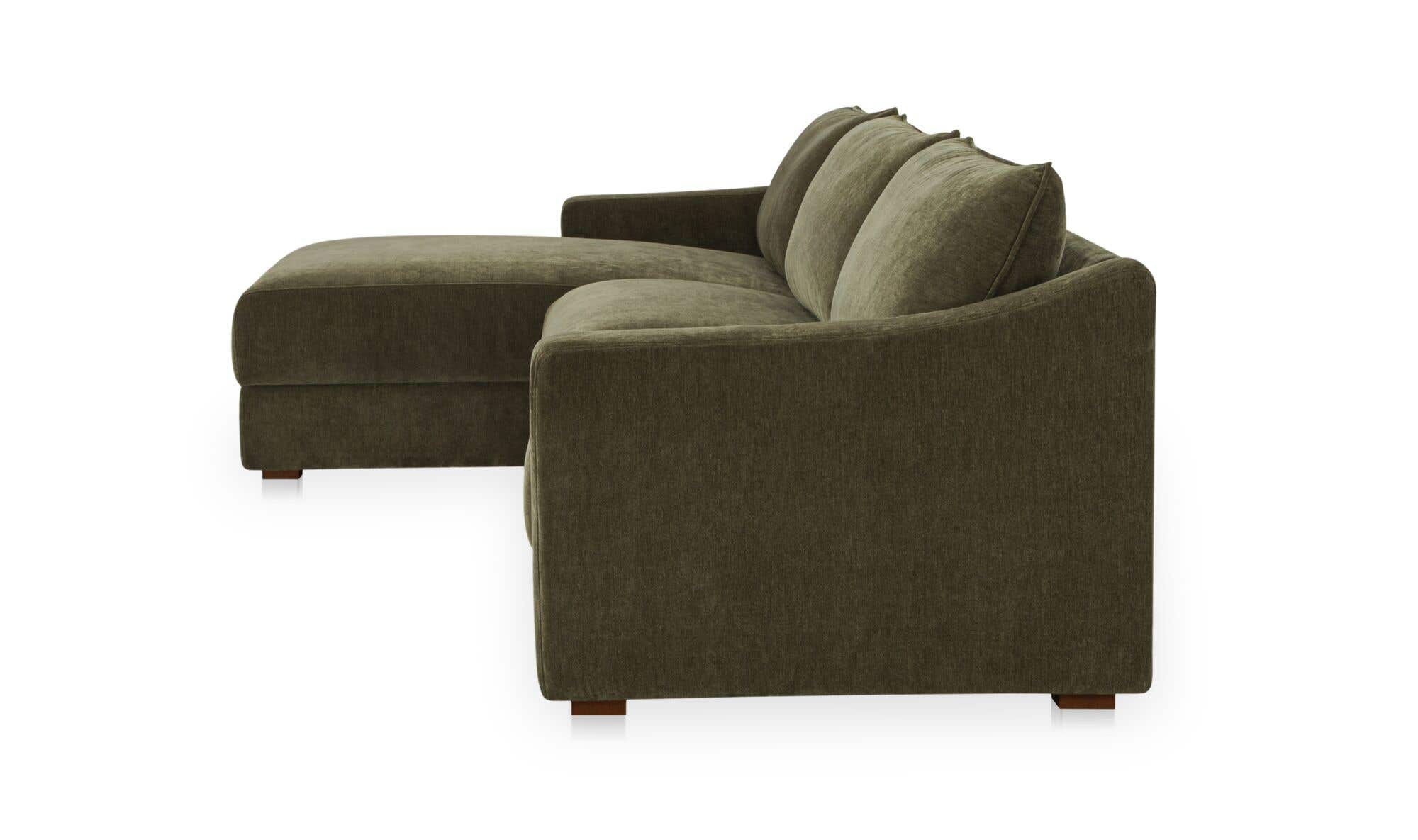 Farrow Sectional Cedar Green Left by Moe's Home Collection - view 7