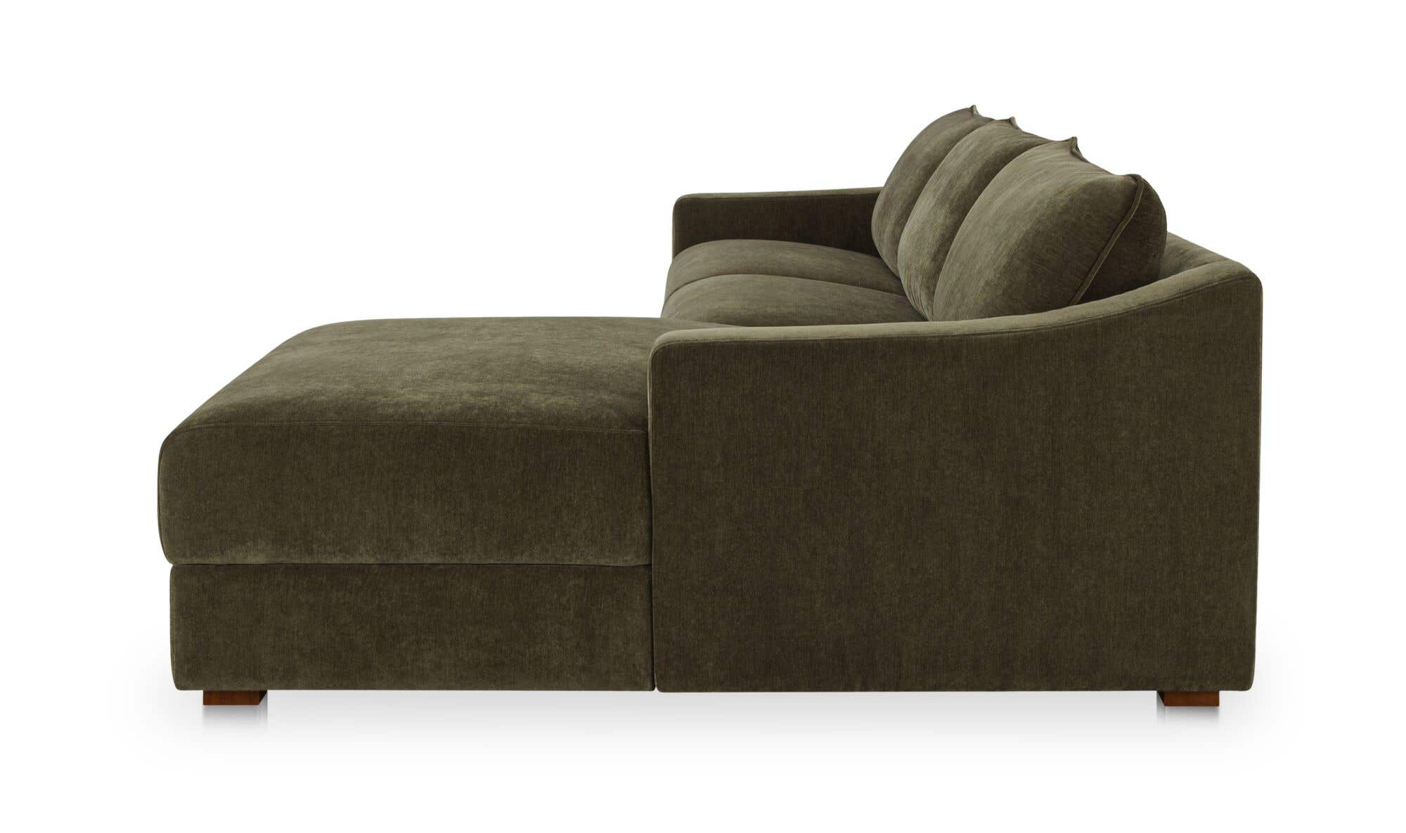 Farrow Sectional Cedar Green Right by Moe's Home Collection - view 7