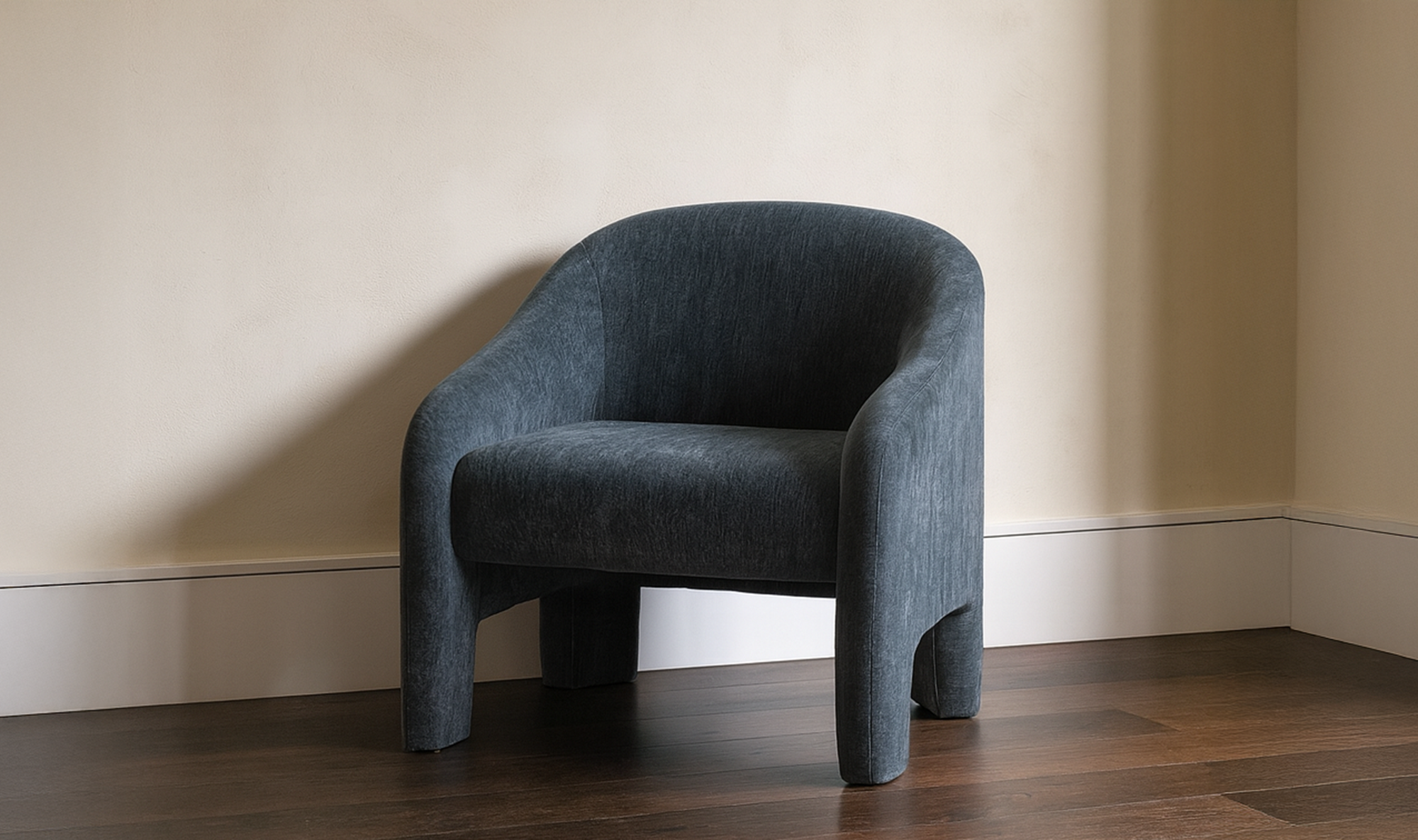 Tuva Accent Chair Slate Blue by Moe's Home Collection - view 5