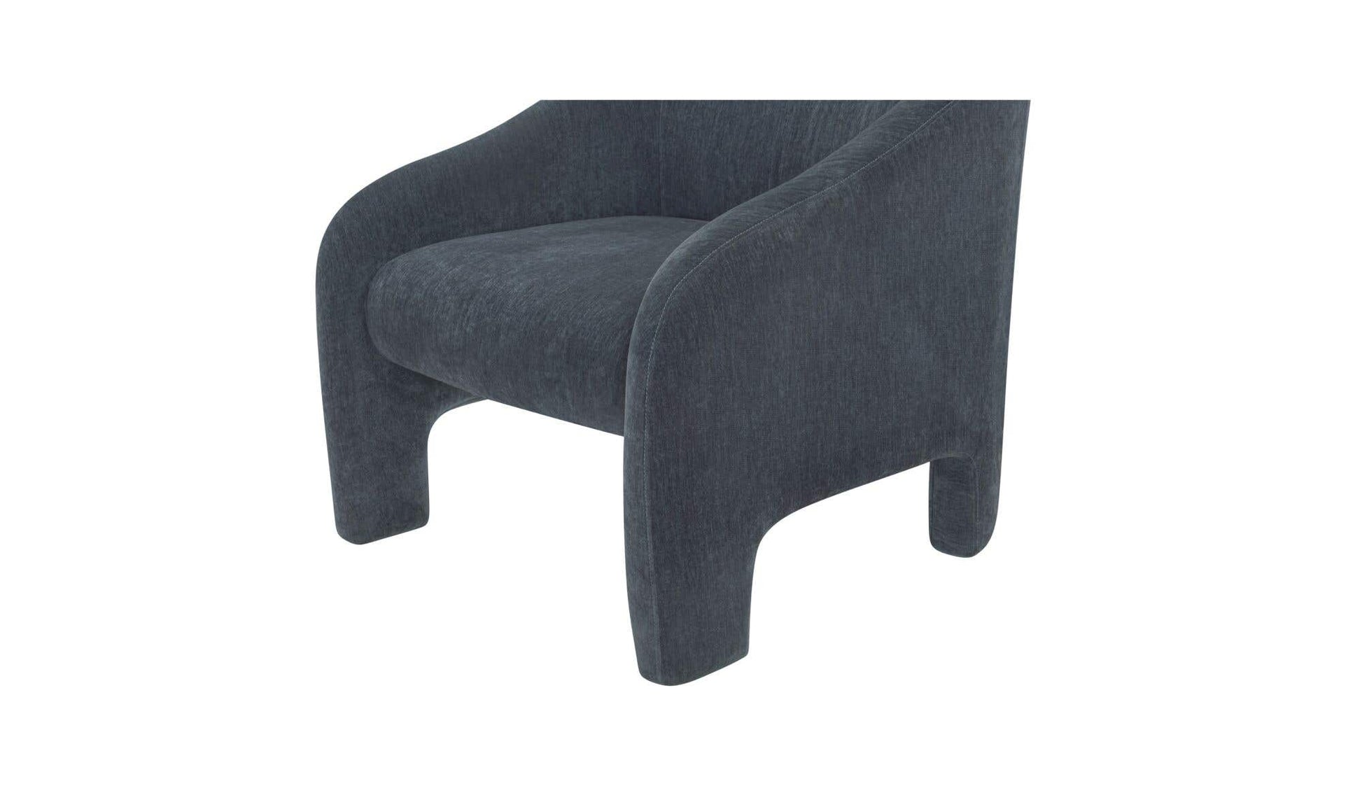 Tuva Accent Chair Slate Blue by Moe's Home Collection - view 9