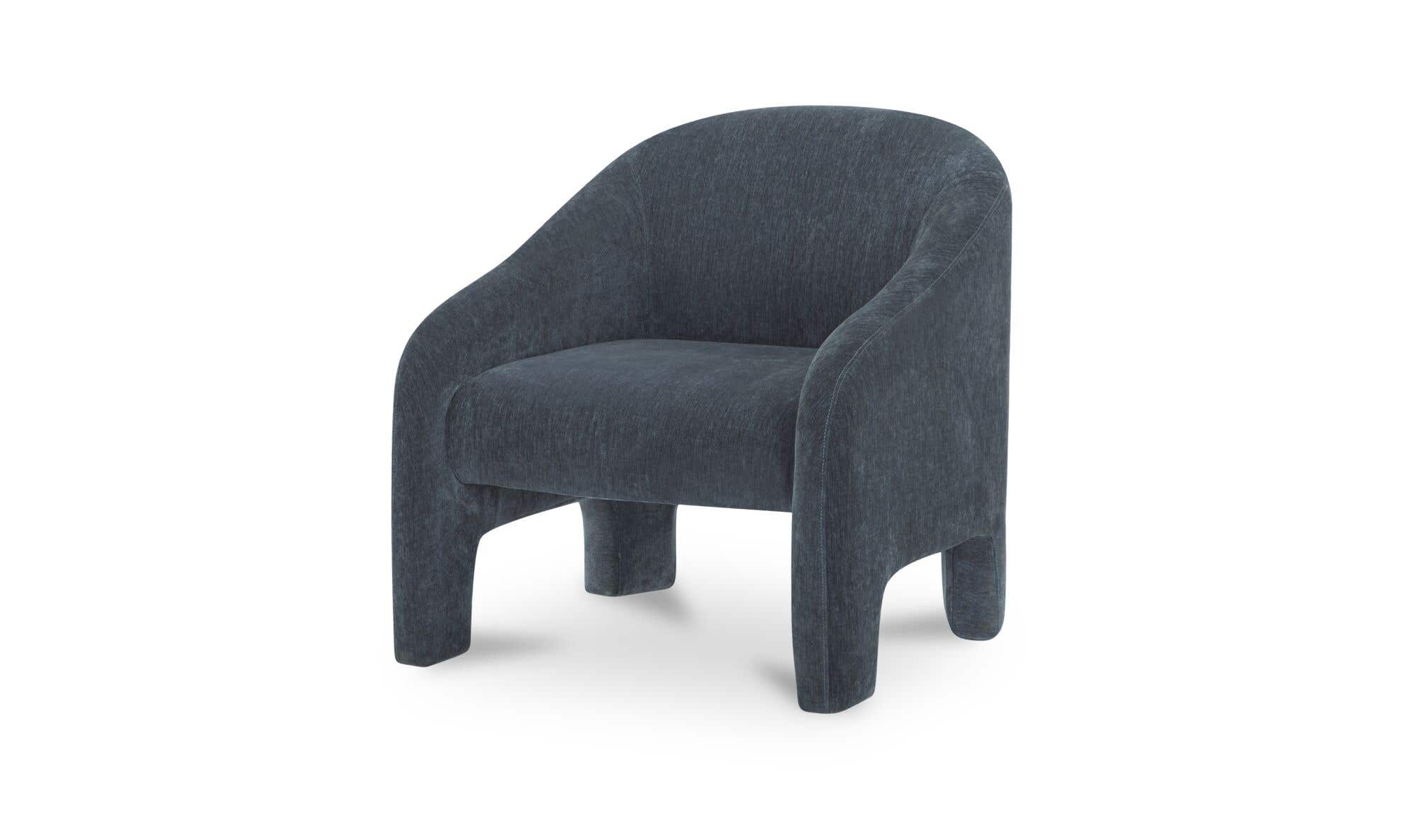 Tuva Accent Chair Slate Blue by Moe's Home Collection - view 6