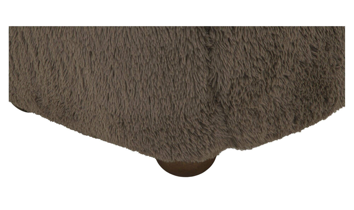 Wales Accent Chair Light Brown Faux Fur by Moe's Home Collection - view 7