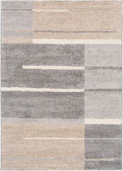 Fowler Gray/Taupe Machine Woven Rug - 2' x 2'11"