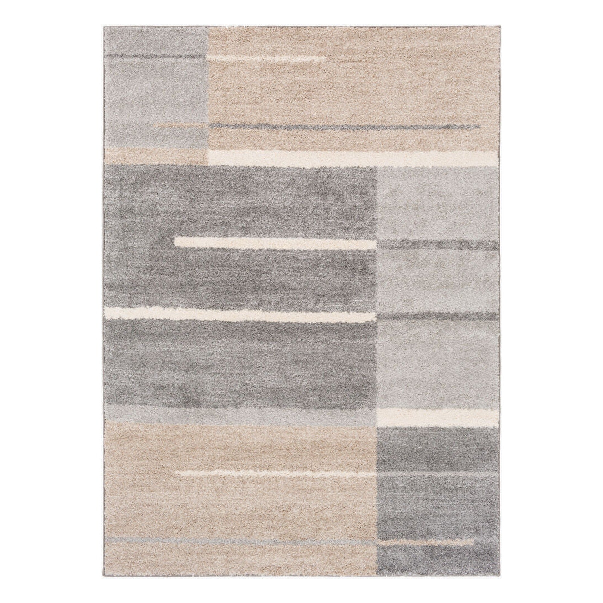 Fowler Gray/Taupe Machine Woven Rug - 2' x 2'11"