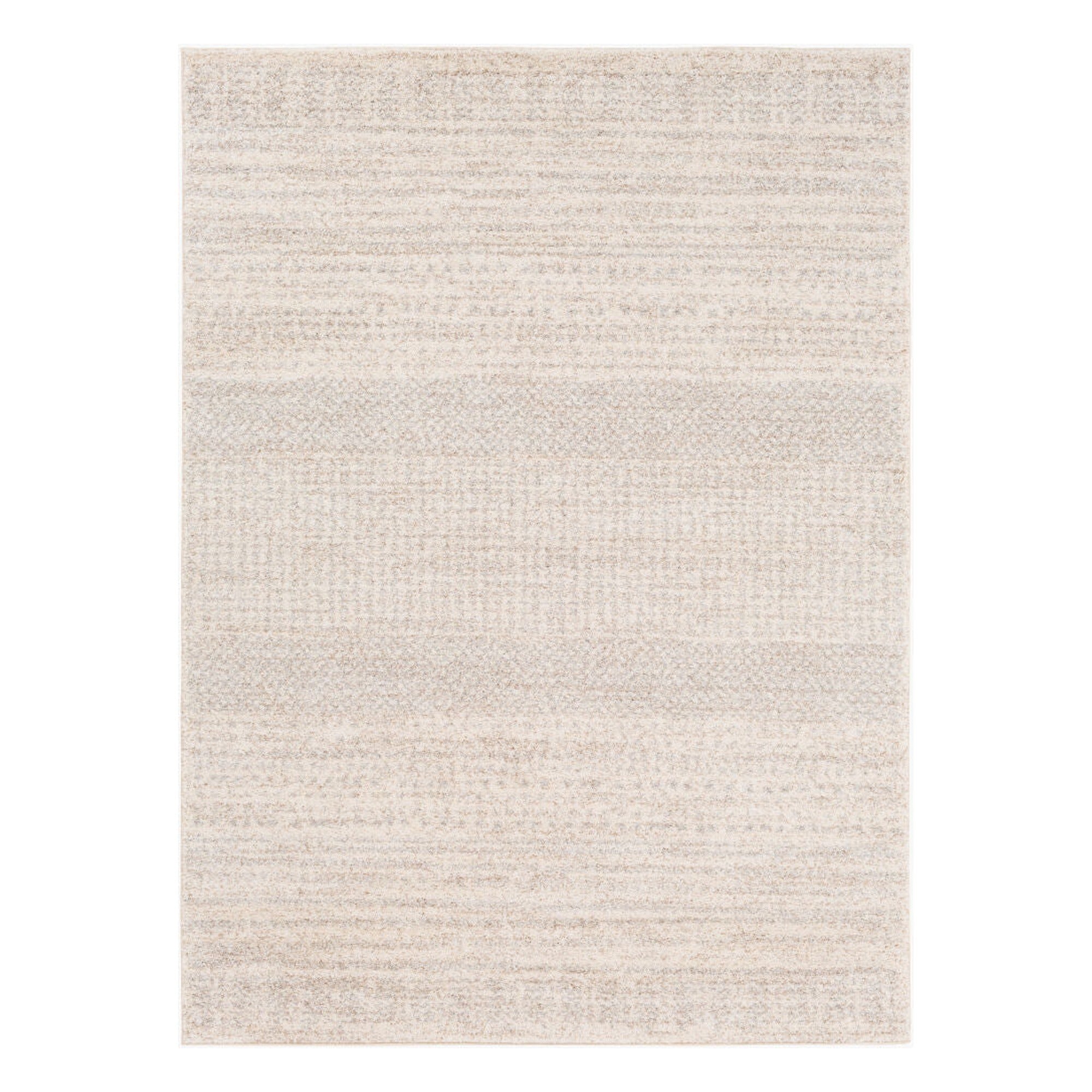 Fowler Light Brown/Light Gray Machine Woven Rug - 2' x 2'11"